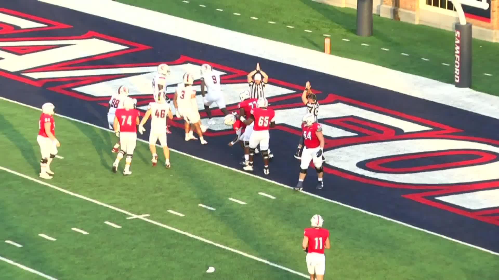 Southern Illinois Salukis records safety vs. Samford - Stream the Video ...