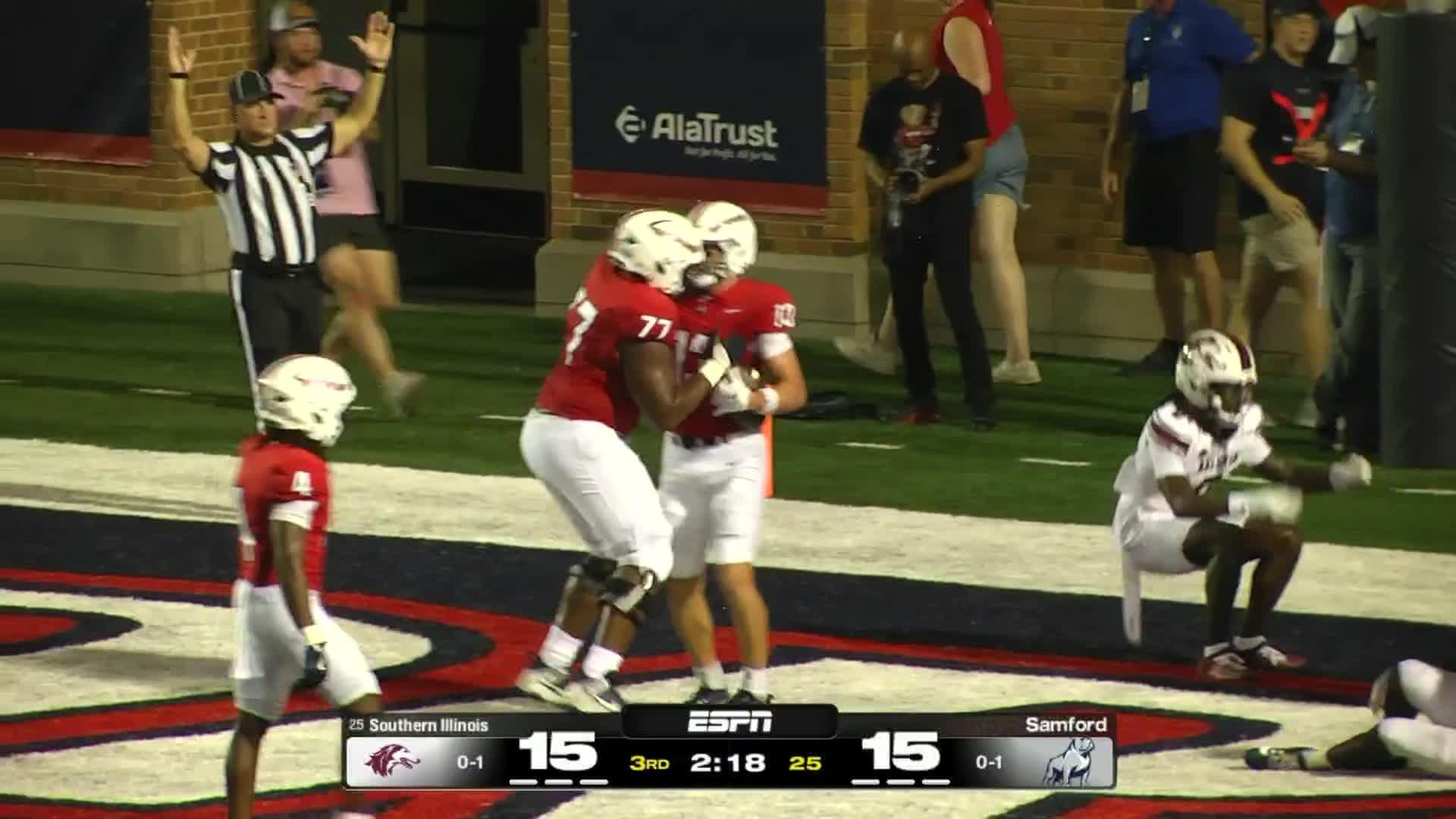 Southern Illinois Salukis vs. Samford Bulldogs: Full Highlights
