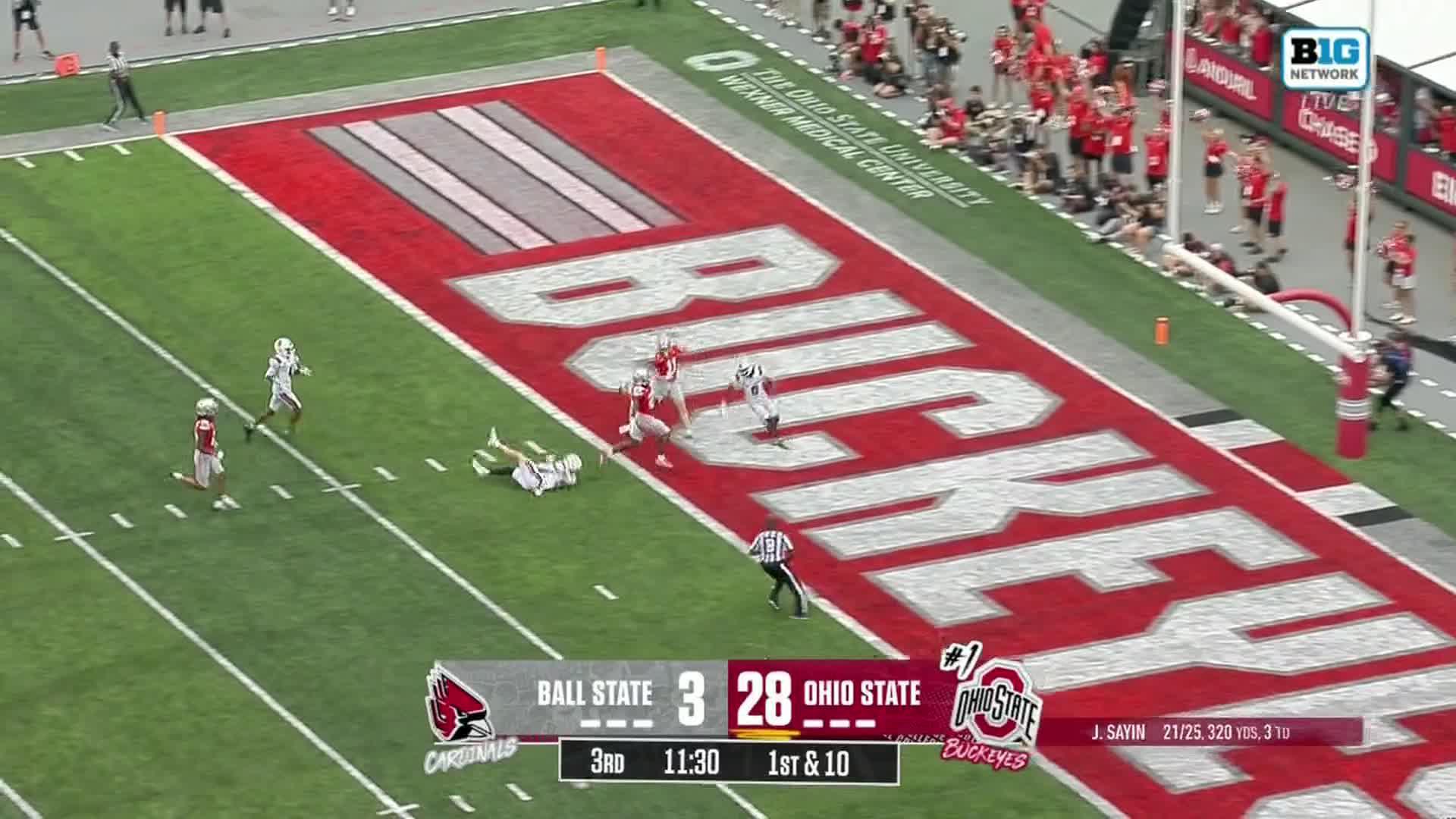 Ball State Cardinals vs. Ohio State Buckeyes: Full Highlights