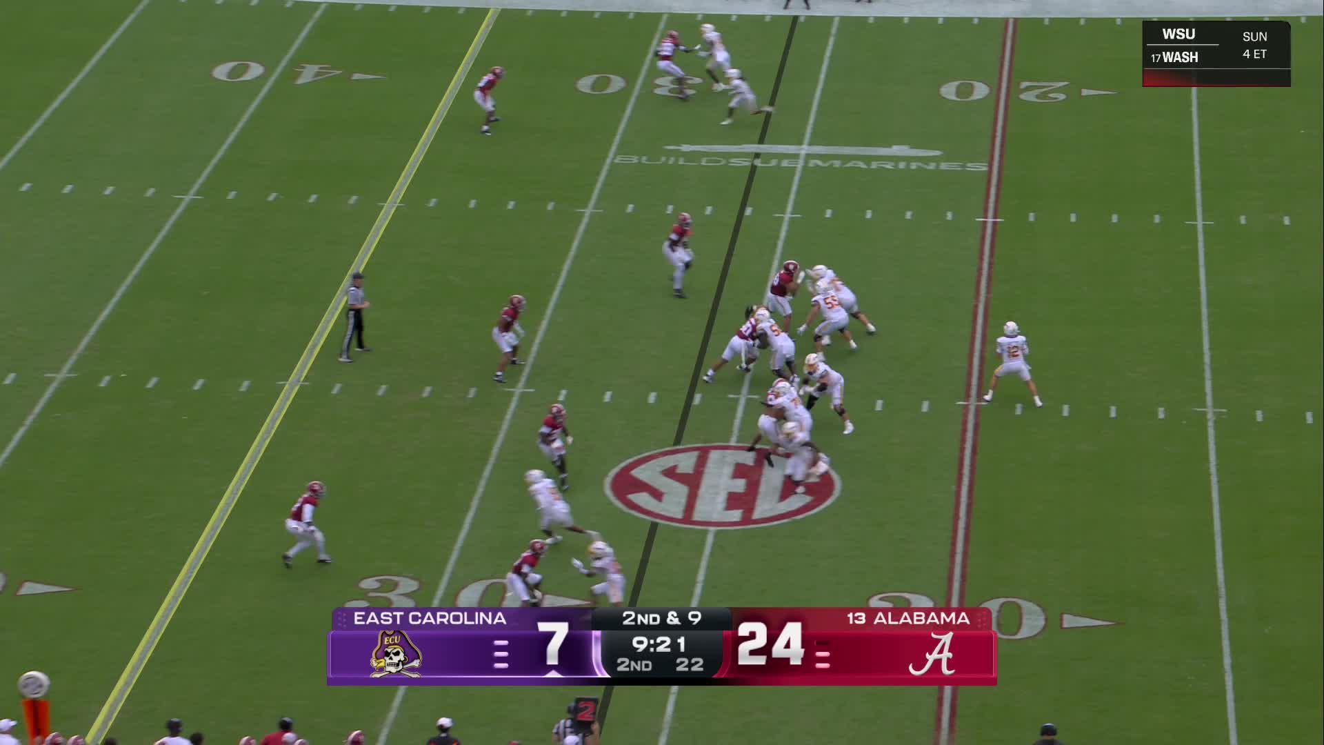 East Carolina Pirates vs. Alabama Crimson Tide: Full Highlights