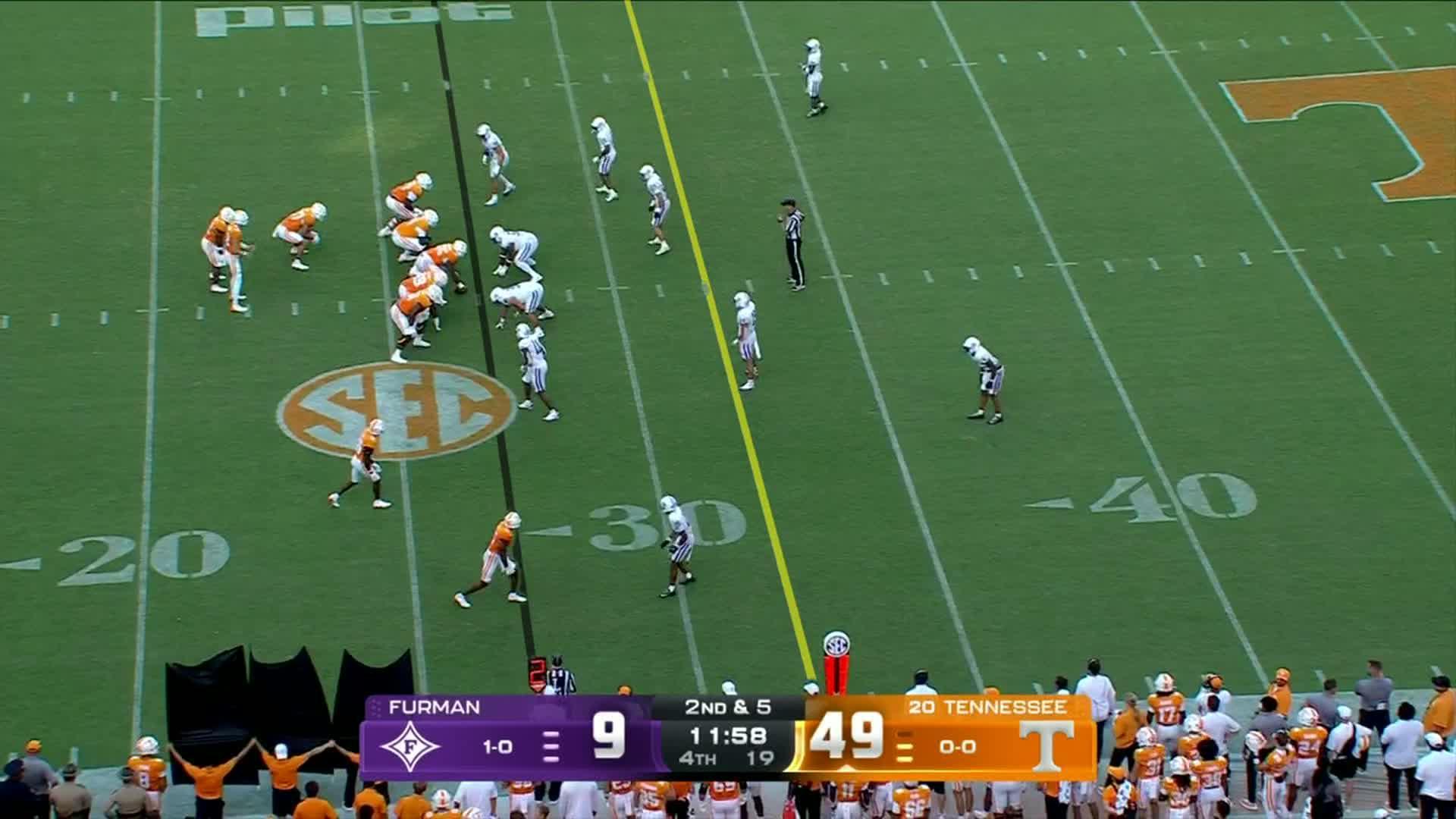 Furman Paladins vs. Tennessee Volunteers: Full Highlights