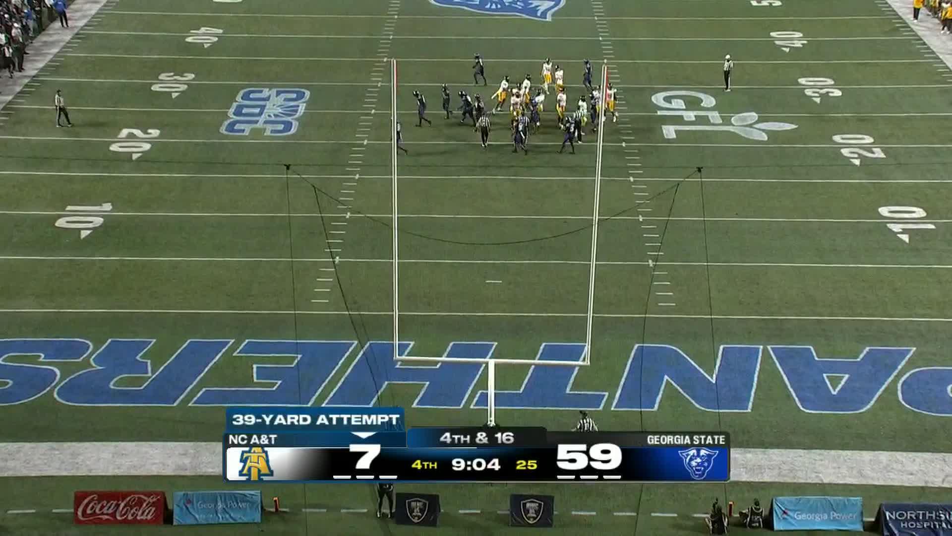 Asher Holland makes 39-yard field goal