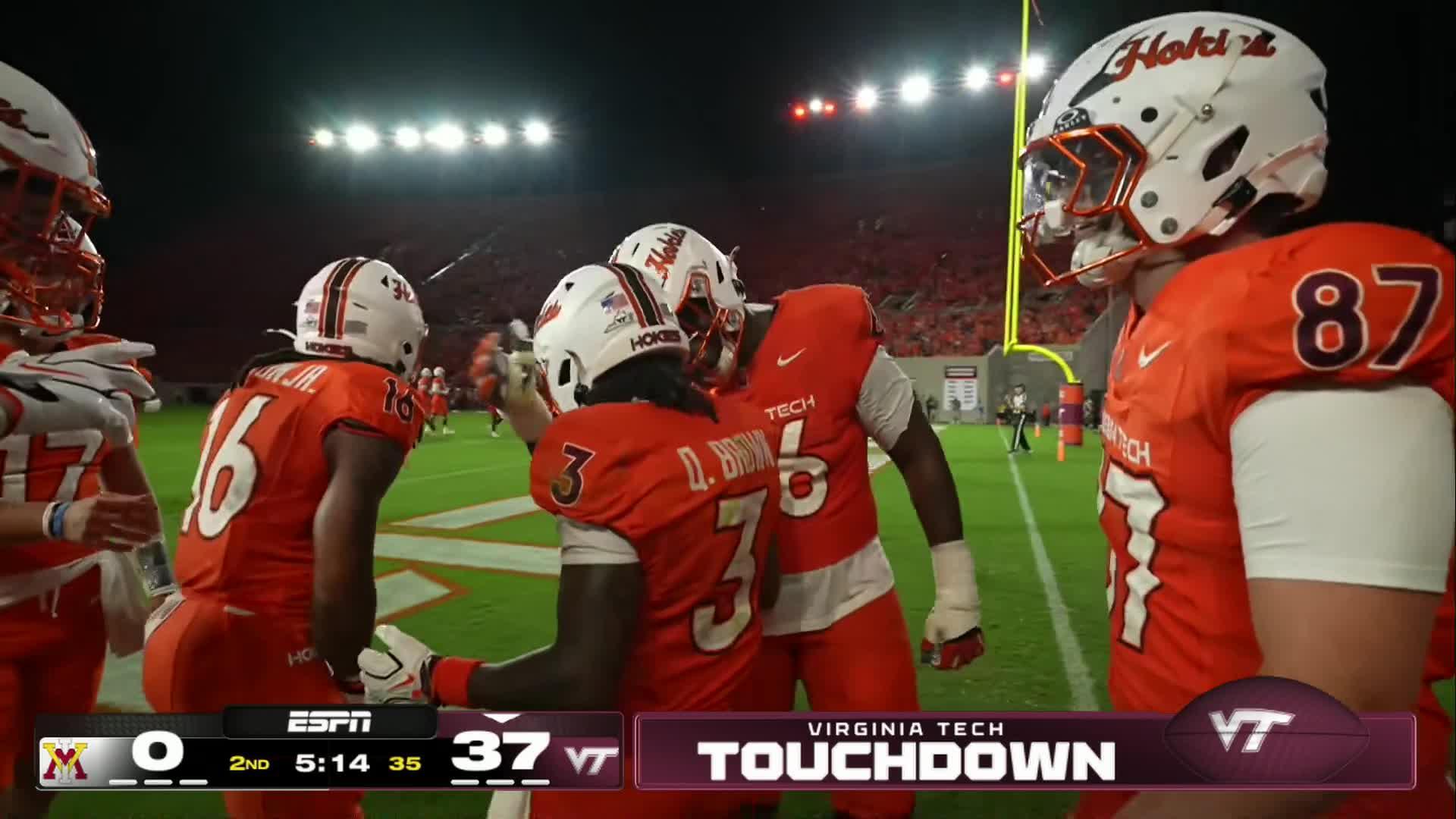 VMI Keydets vs. Virginia Tech Hokies: Full Highlights