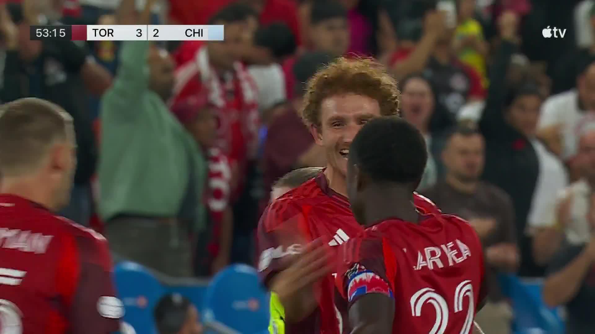 Josh Sargent scores goal for Toronto FC