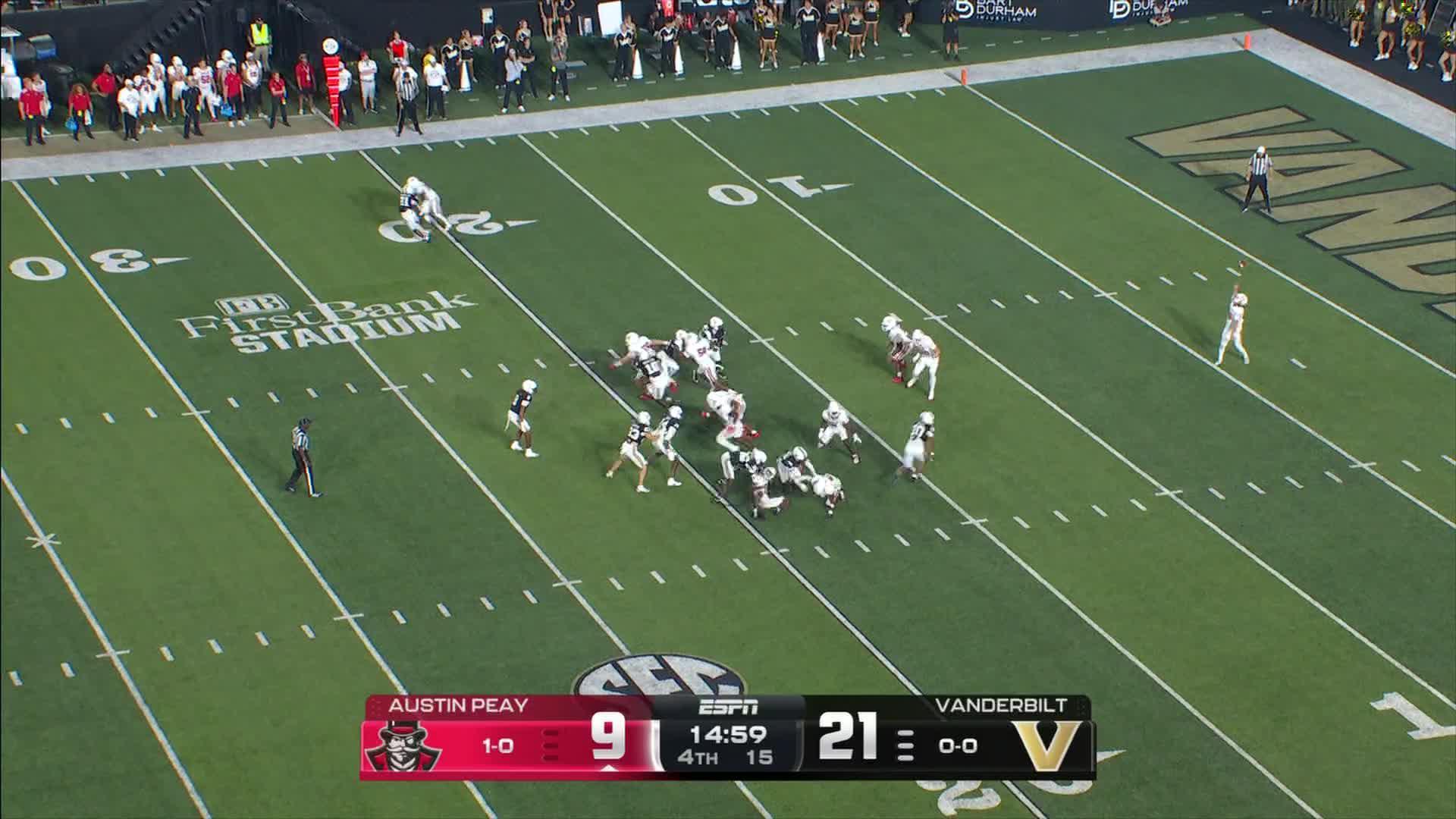 Austin Peay Governors vs. Vanderbilt Commodores: Full Highlights