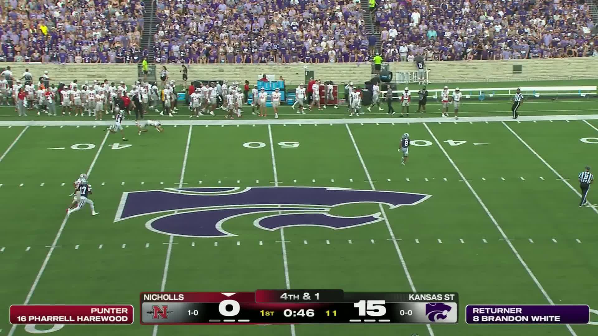 Nicholls Colonels vs. Kansas State Wildcats: Full Highlights