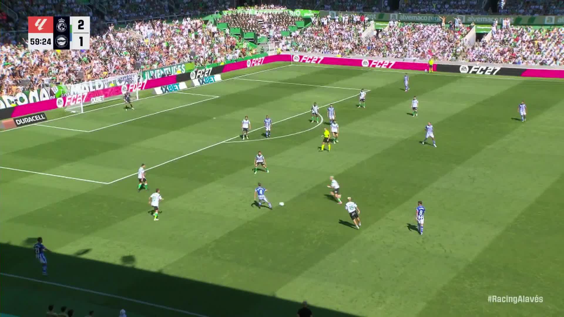 Racing Santander vs. Alavés - Game Highlights