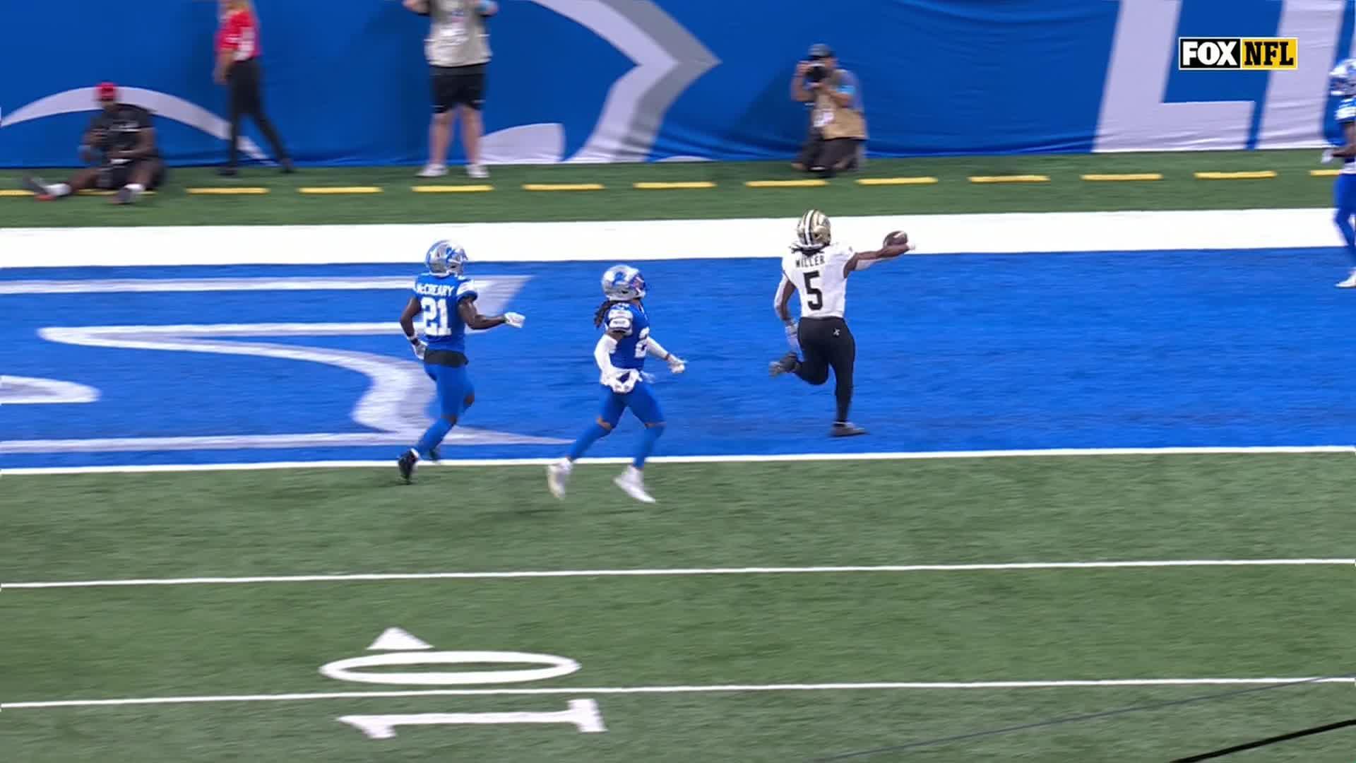 Lions escape with 31-30 win over Saints in OT after Kellen Moore chooses to go for 2 and the win