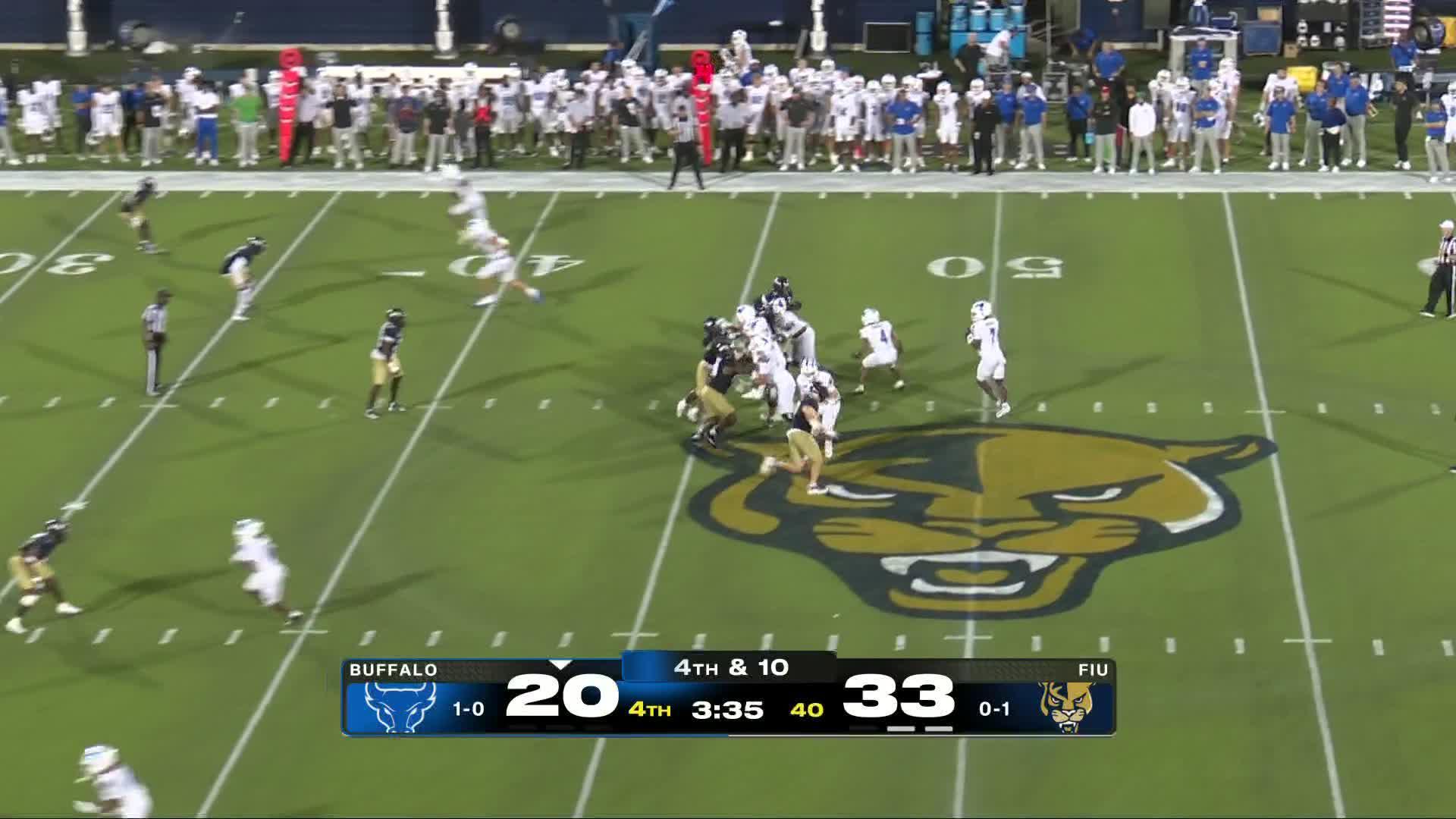 JJ Kohl throws for 3 touchdowns and catches another to lead FIU over Buffalo 33-20