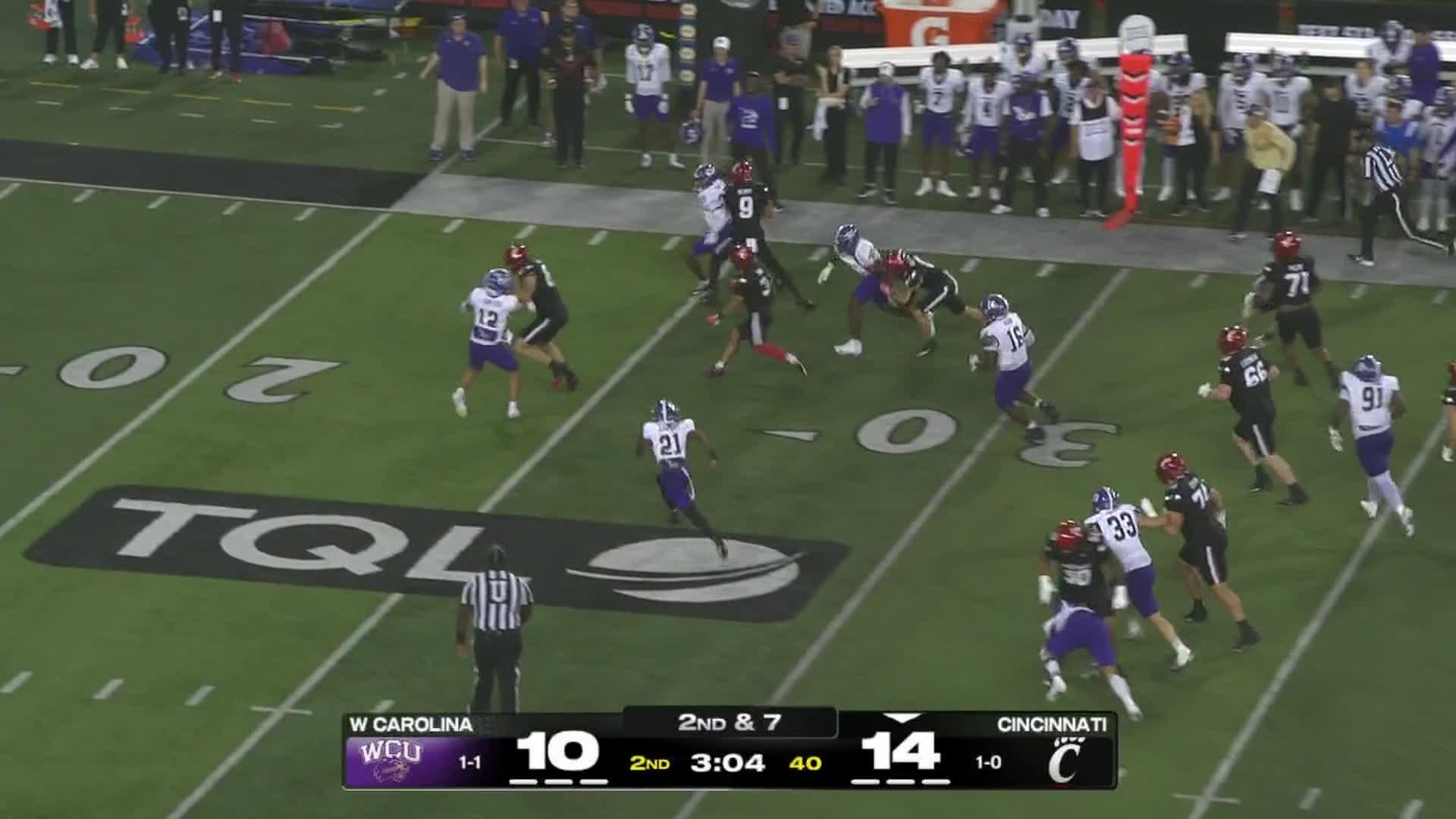 Western Carolina Catamounts vs. Cincinnati Bearcats: Full Highlights