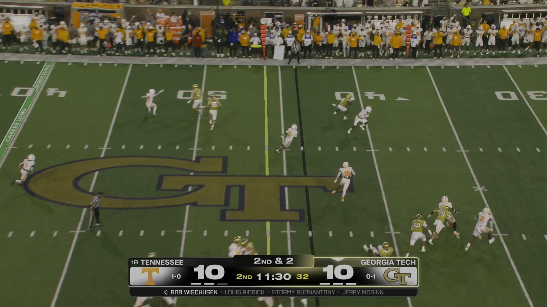 Tennessee Volunteers vs. Georgia Tech Yellow Jackets: Full Highlights