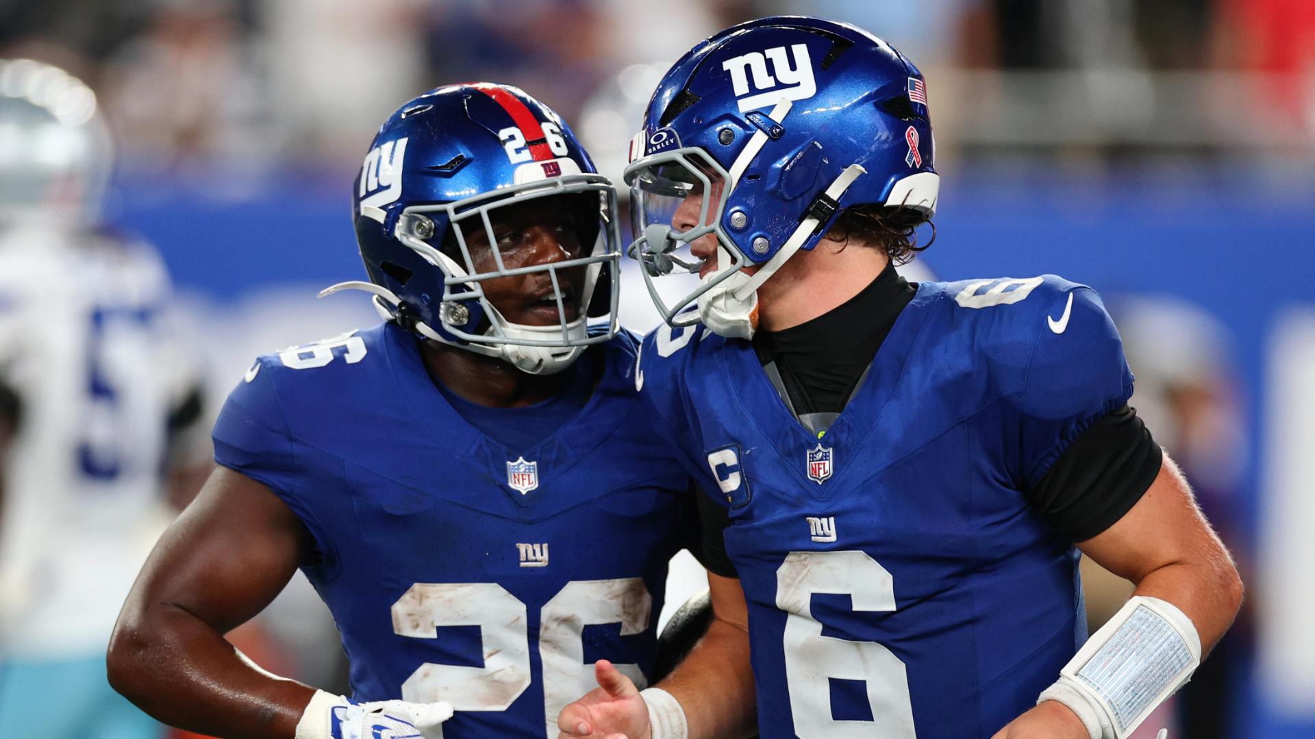Giants open season with win over Cowboys on SNF