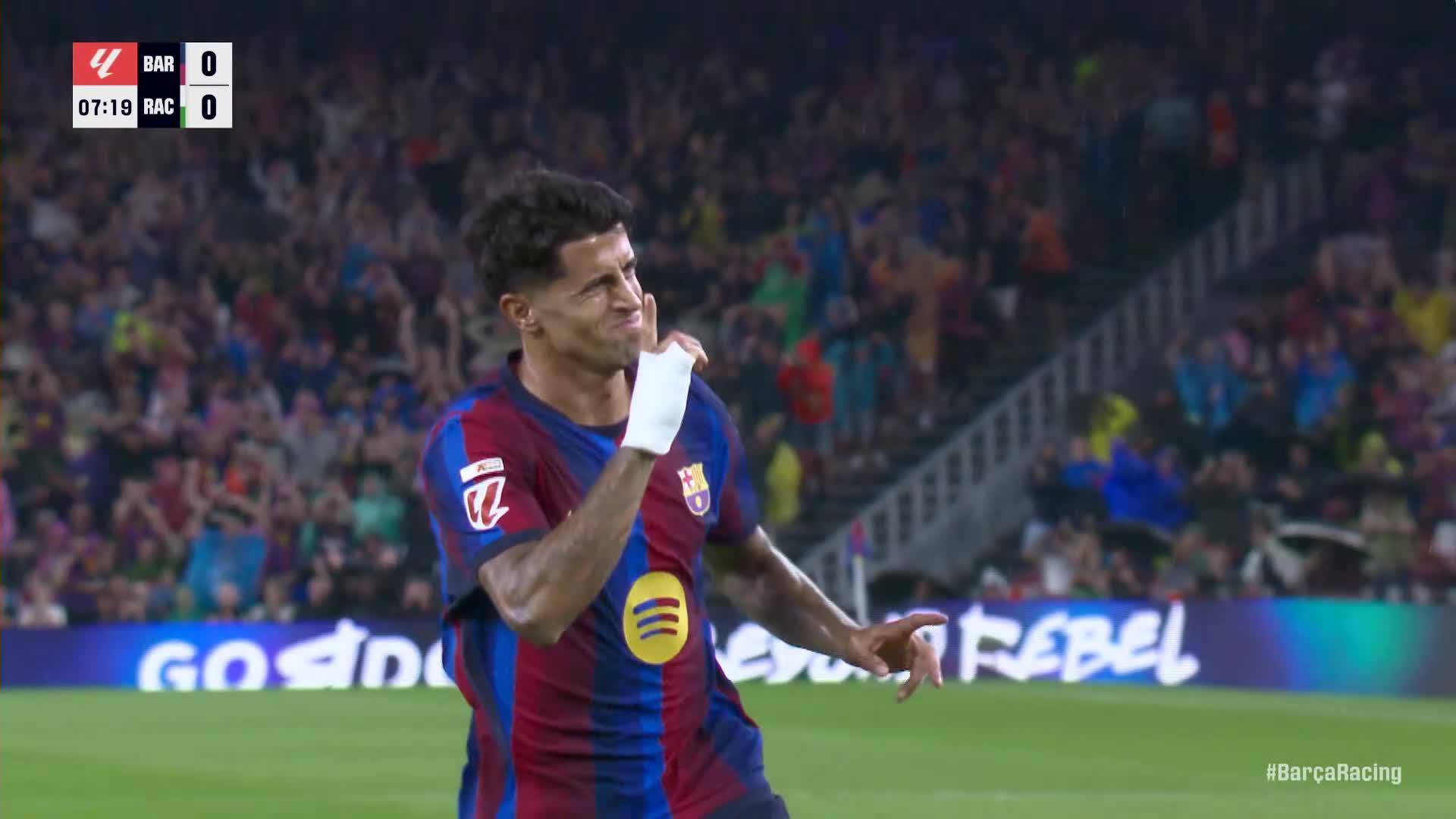 Barcelona vs. Racing Santander - Game Highlights
