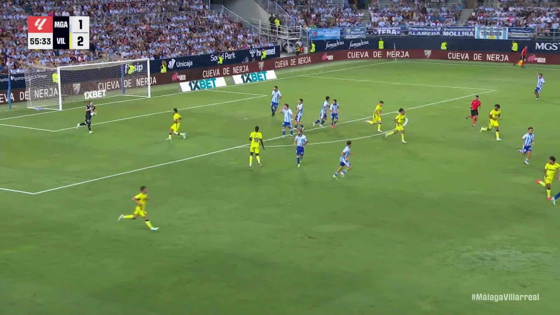 Málaga vs. Villarreal - Game Highlights