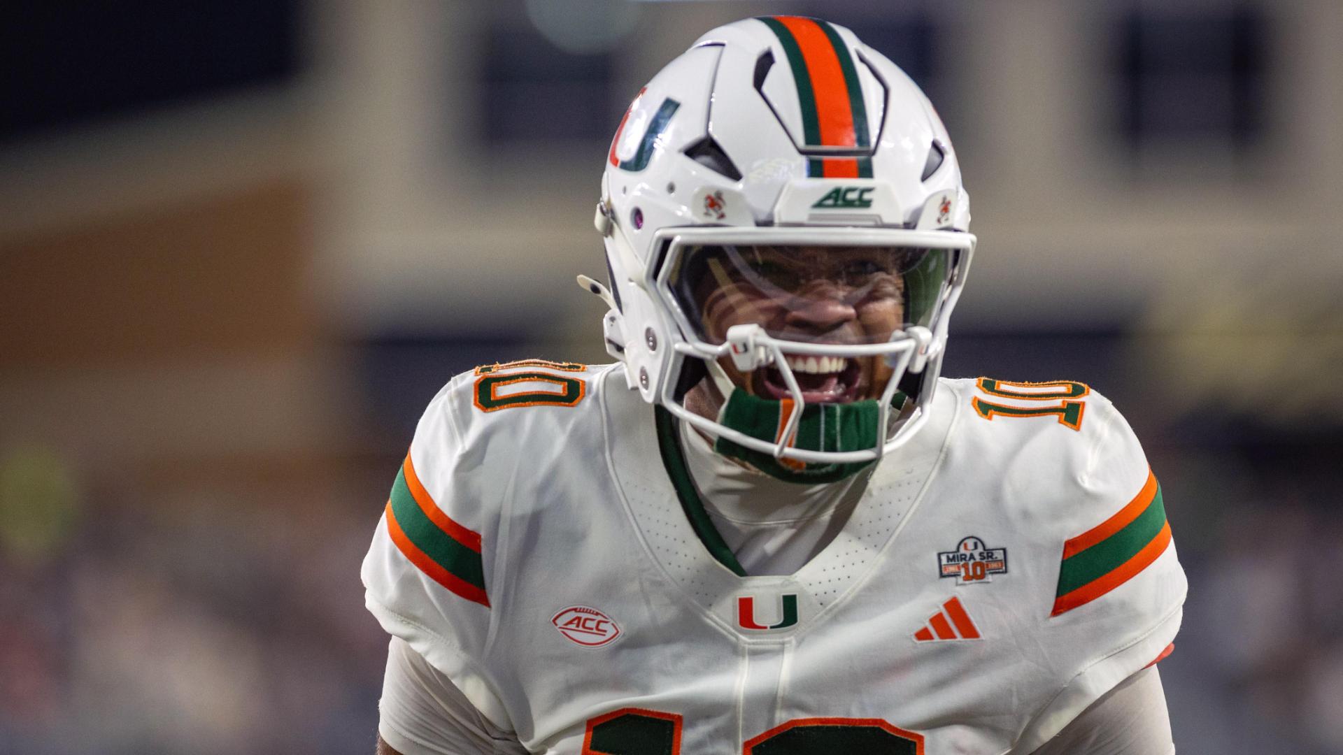 Darian Mensah, Miami take down Wake Forest 33-20