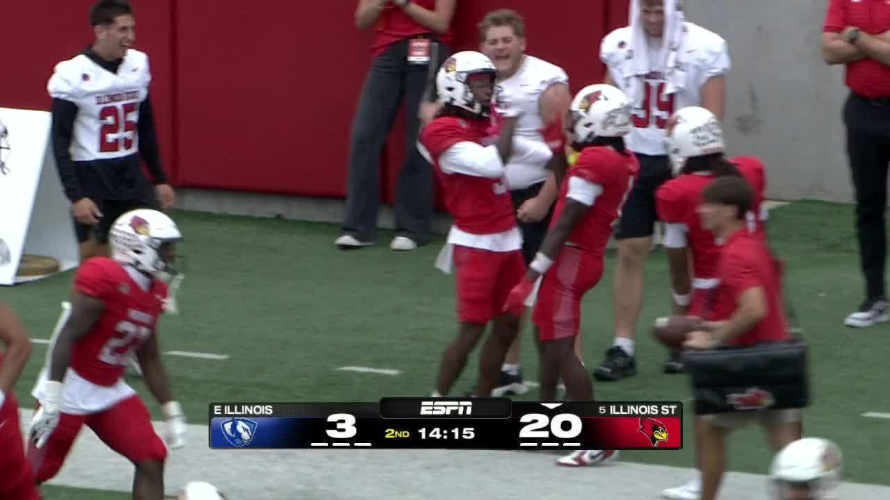 Lofton and Lord power Illinois State over Eastern Illinois 49-13 in 114th Mid-America Classic