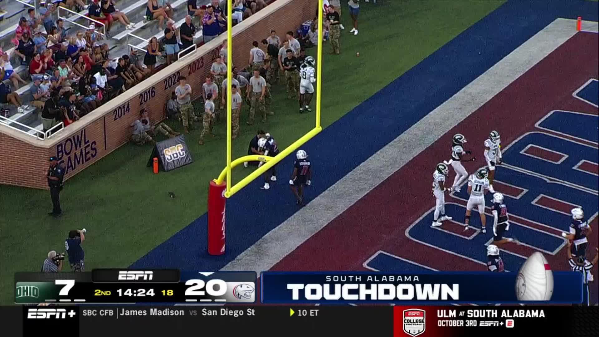 Ohio Bobcats vs. South Alabama Jaguars: Full Highlights