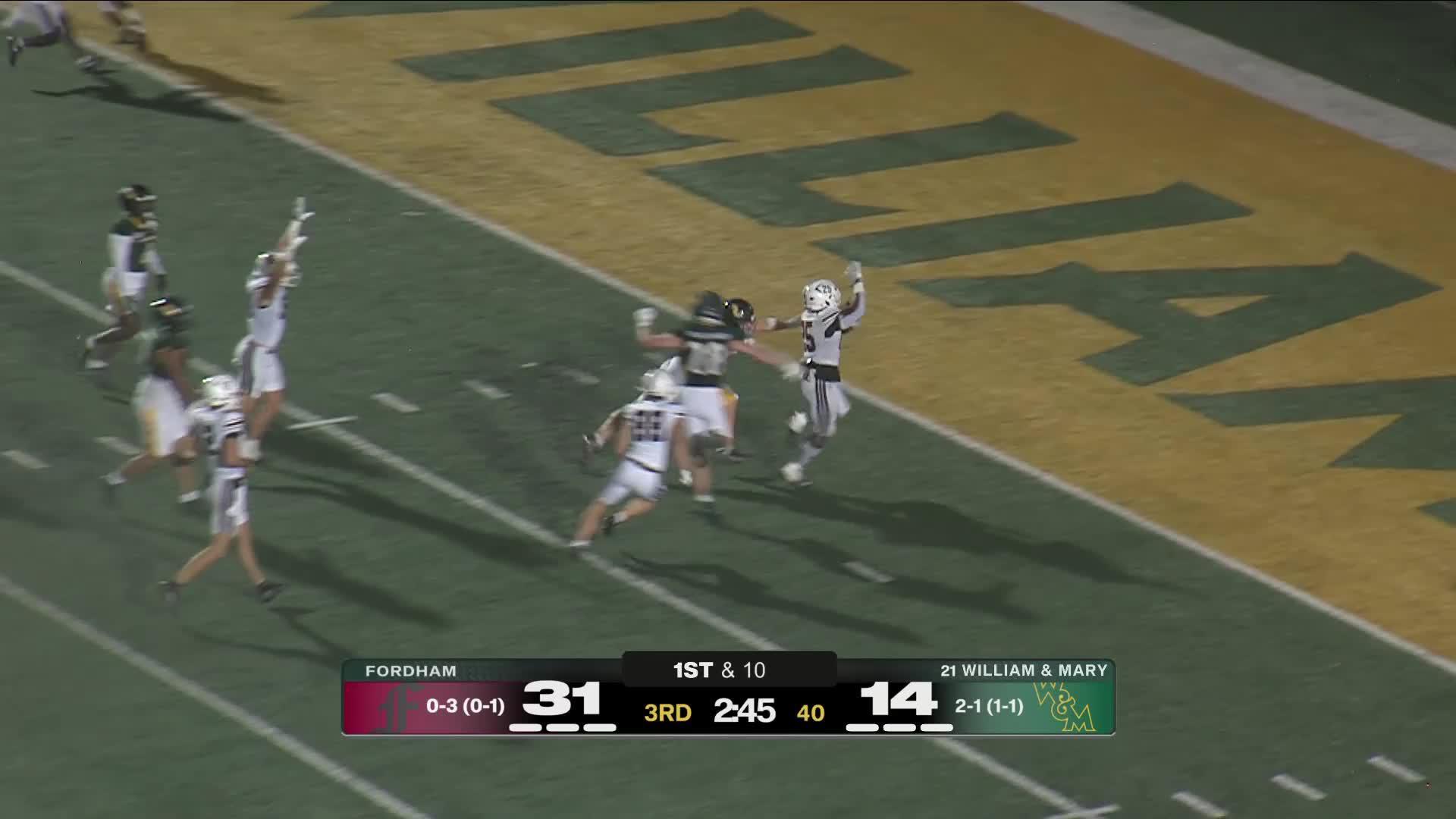 Gunnar Smith, Jamell James and Yohan-Li Louis lead offense in 52-27 win over William & Mary