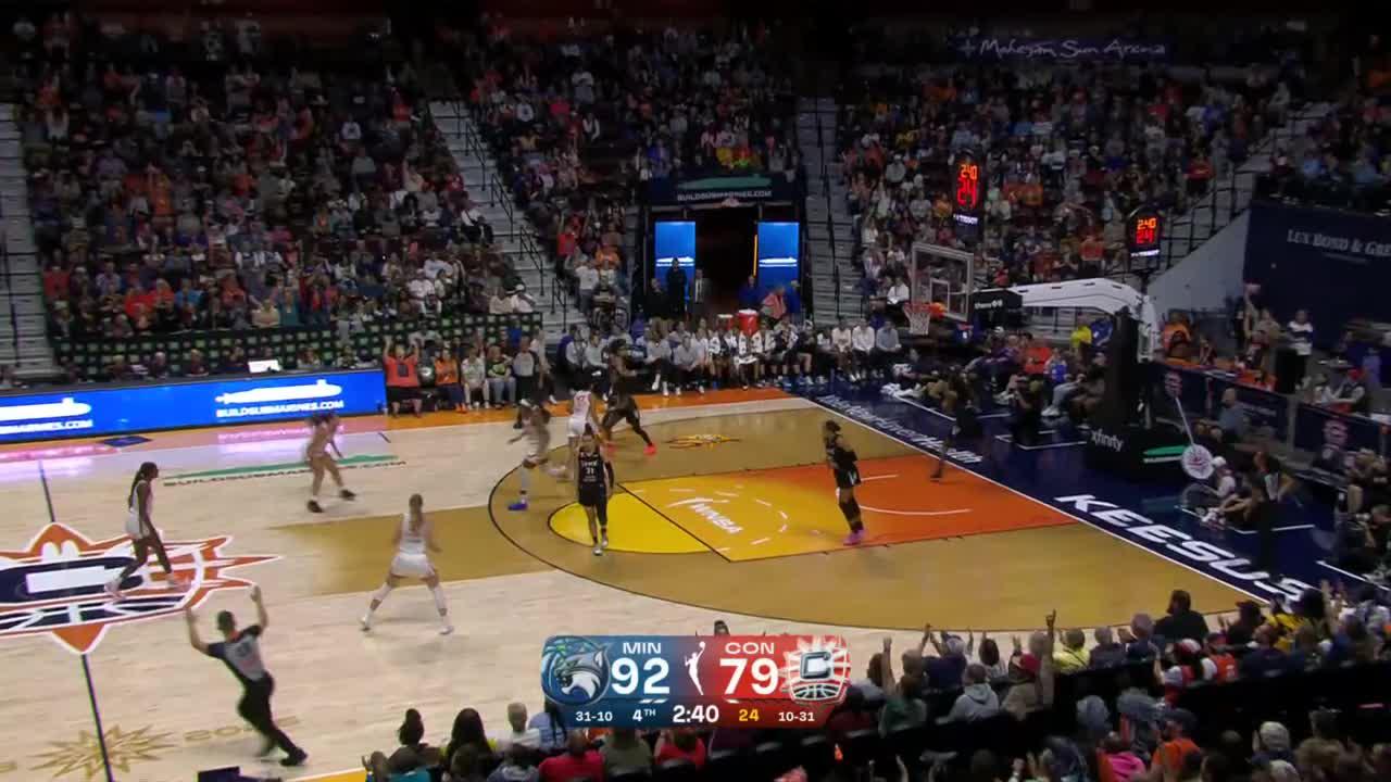 Surging Lynx close in on top seed in playoffs by beating the Sun 101-89