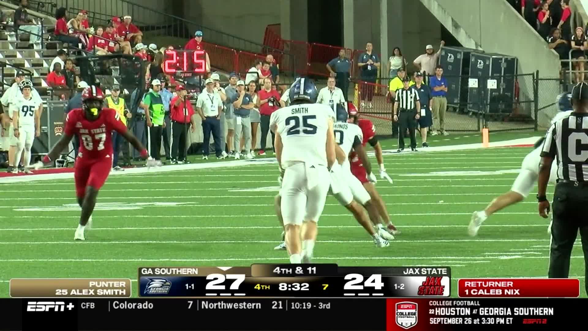 Georgia Southern Eagles vs. Jacksonville State Gamecocks: Full Highlights