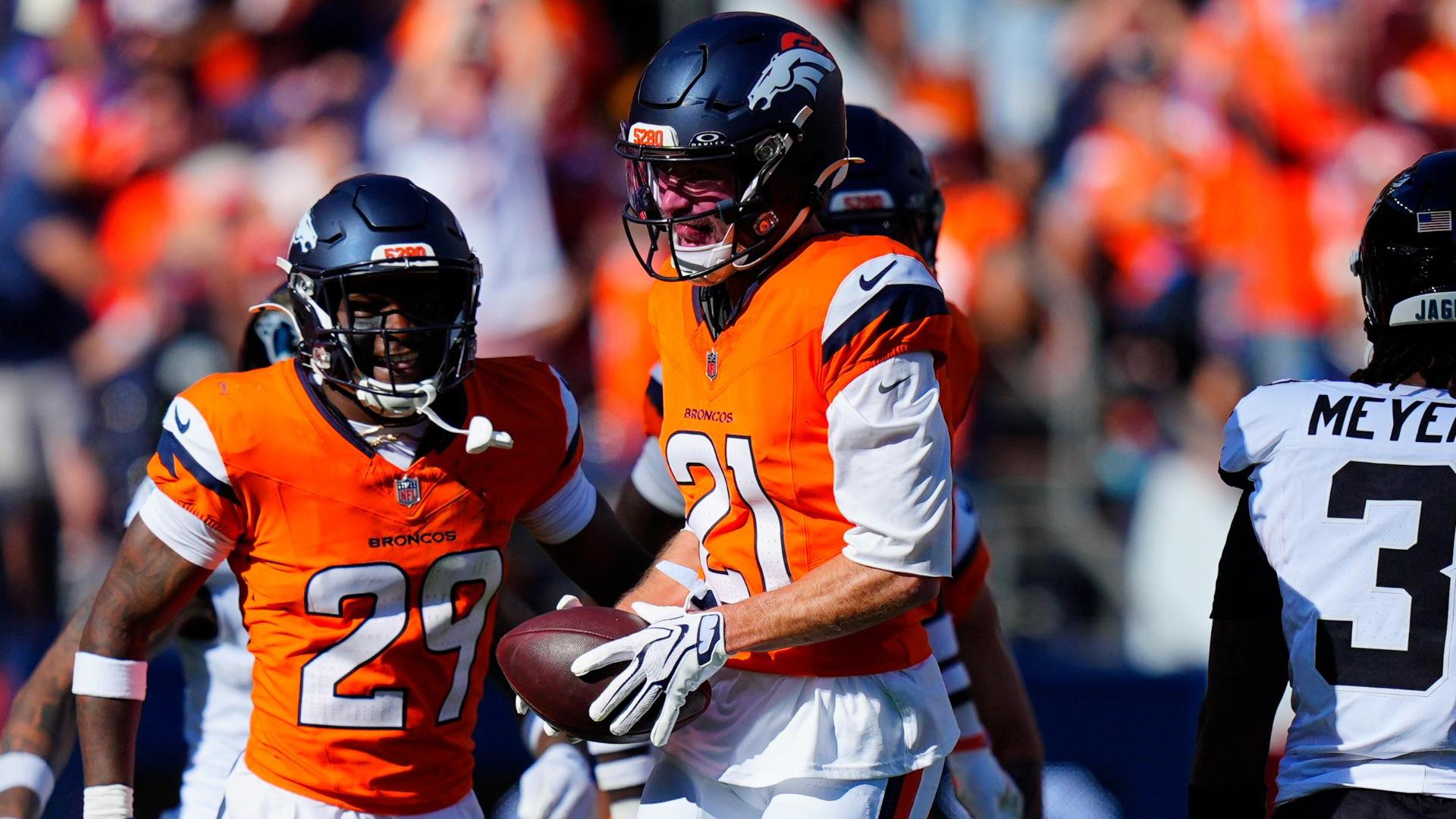 Broncos pick off Trevor Lawrence — Article image accompanying Jaylen Waddle’s quiet Denver debut flips into a 138-yard day in a Broncos' 20-13 comeback over Jags on WagerUp Sports News. Broncos pick off Trevor Lawrence — Article image accompanying Jaylen Waddle’s quiet Denver debut flips into a 138-yard day in a Broncos' 20-13 comeback over Jags on WagerUp Sports News.