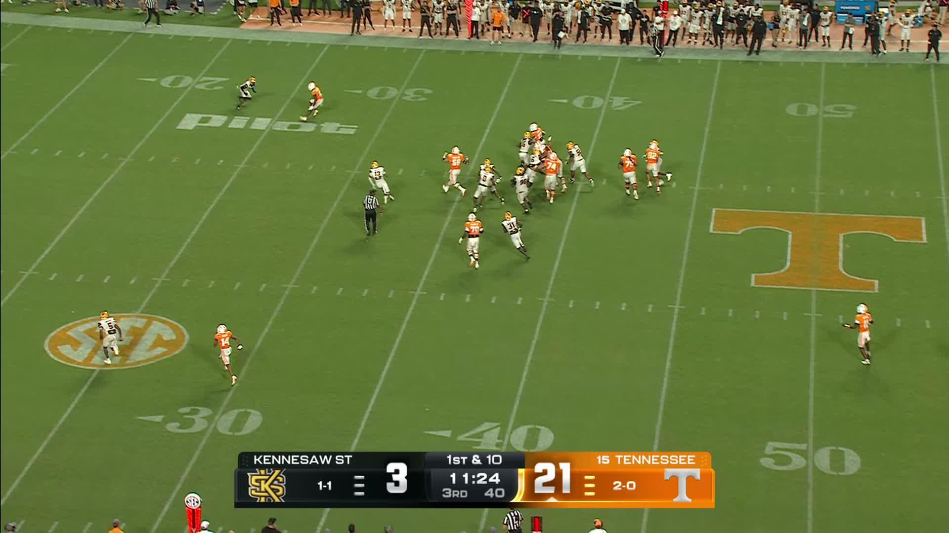Kennesaw State Owls vs. Tennessee Volunteers: Full Highlights