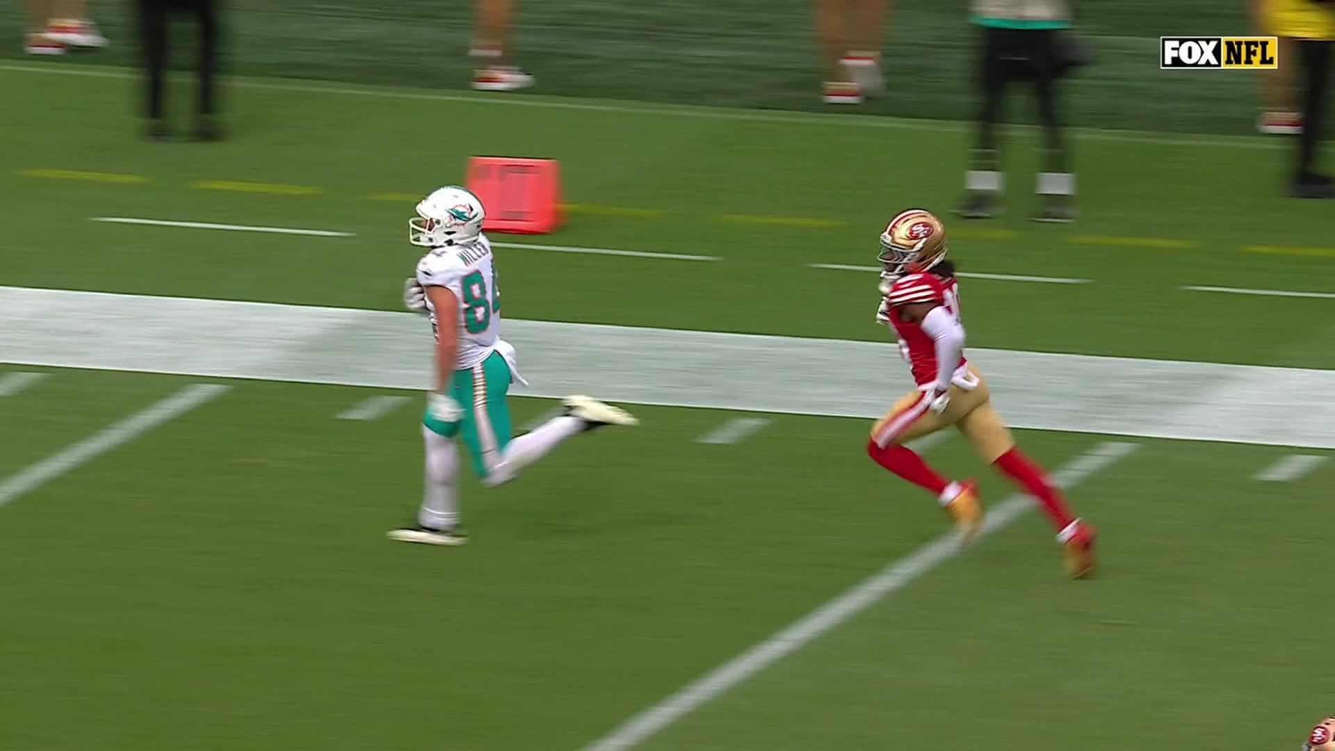 49ers score TDs on 1st 5 drives to beat the Dolphins 35-13