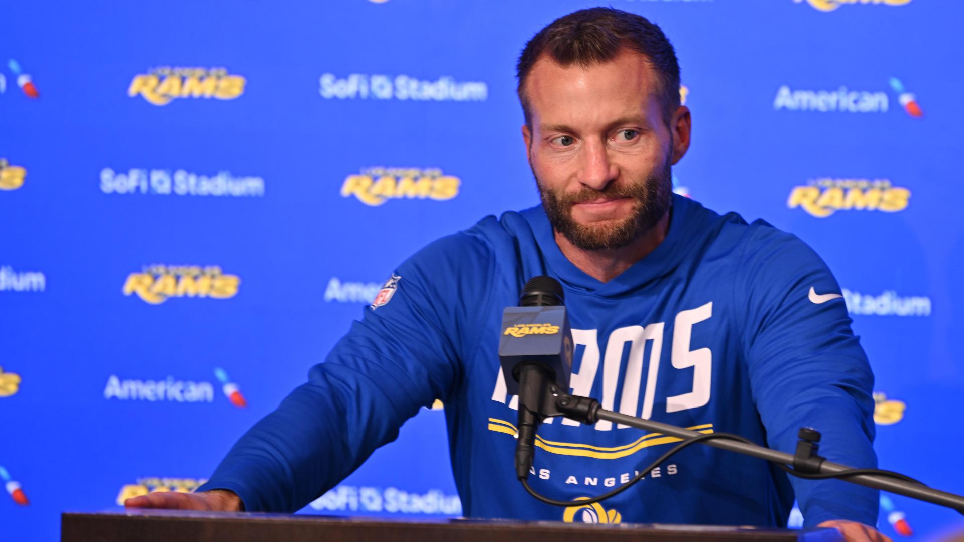 Sean McVay pokes fun at himself for Rams' Australia travel plans