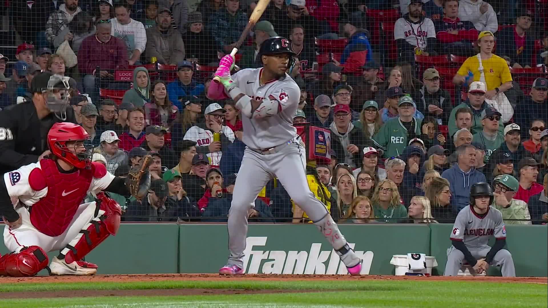 Angel Martinez crushes a home run