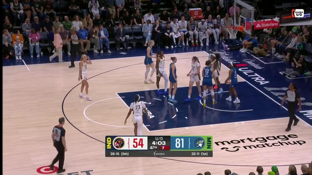 Lynx flex their top-seed muscle without Miles, push Clark and the Fever to 6th for the WNBA playoffs