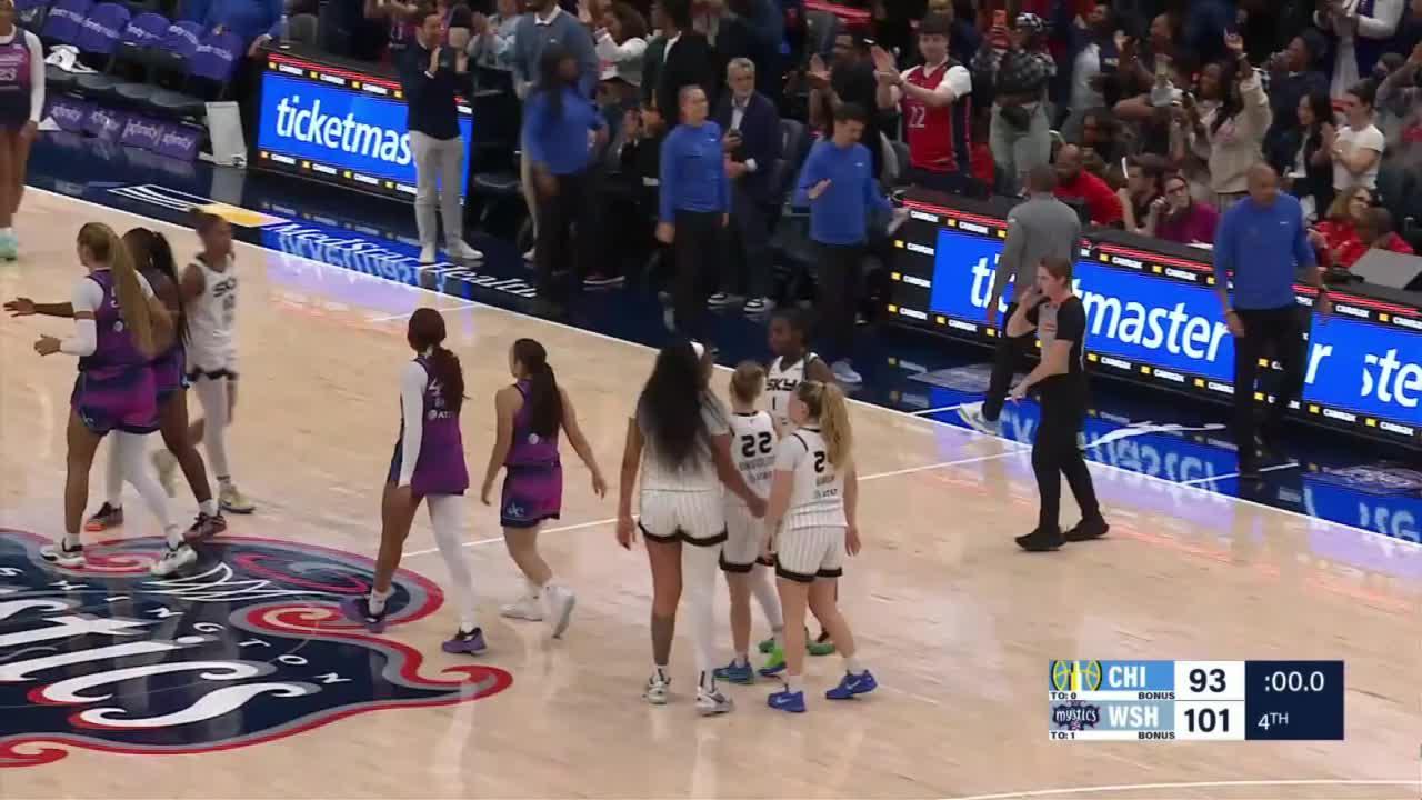 Washington Mystics vs. Chicago Sky - Game Highlights