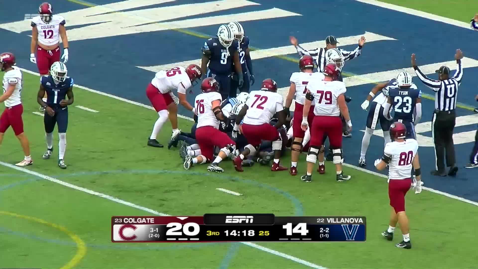 Colgate Raiders vs. Villanova Wildcats: Full Highlights