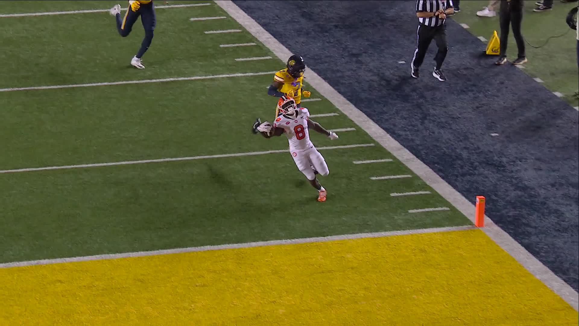 Bryant Wesco's punt return TD leads Clemson to a 24-10 win over Cal