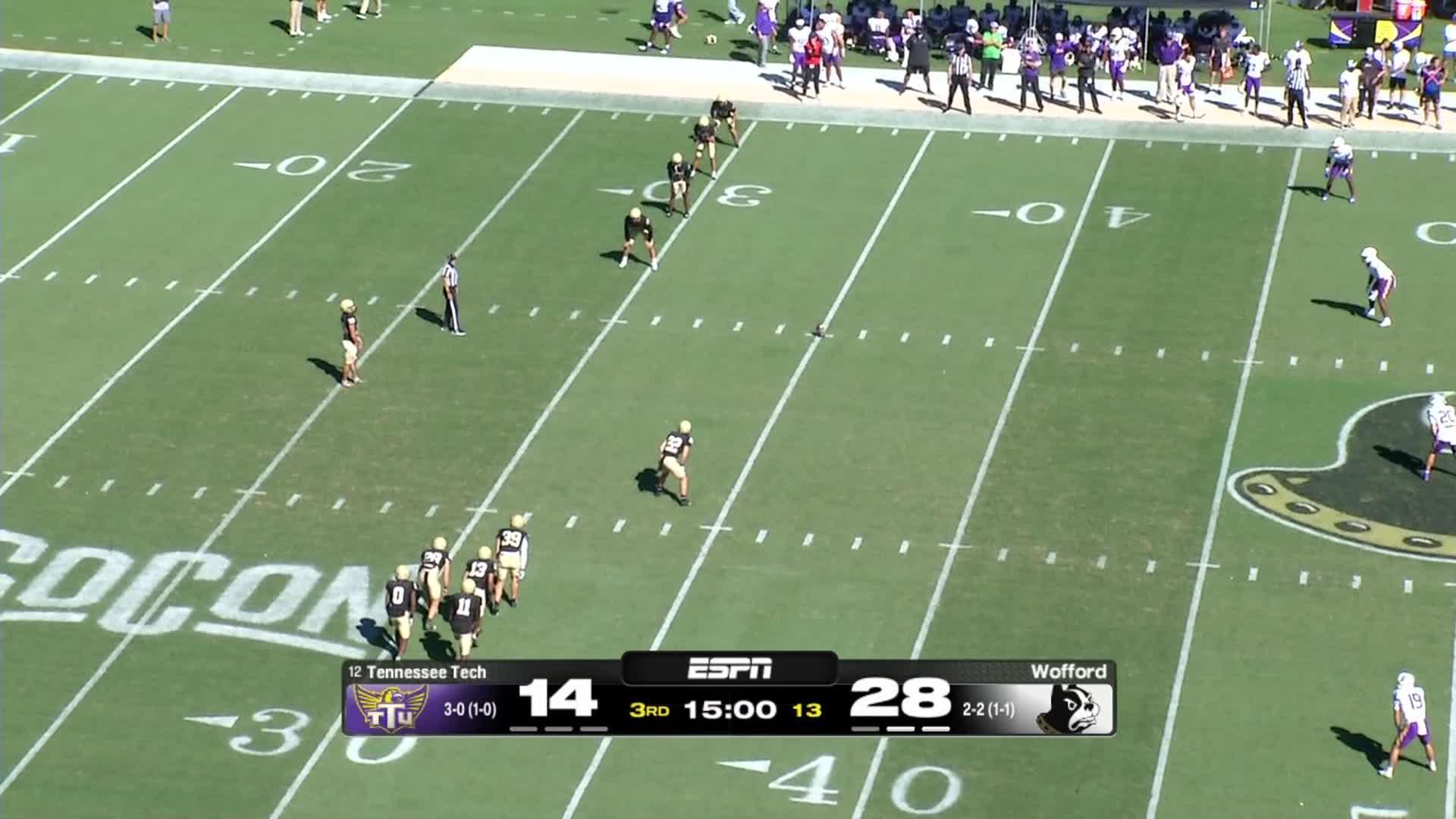 Tennessee Tech Golden Eagles vs. Wofford Terriers: Full Highlights