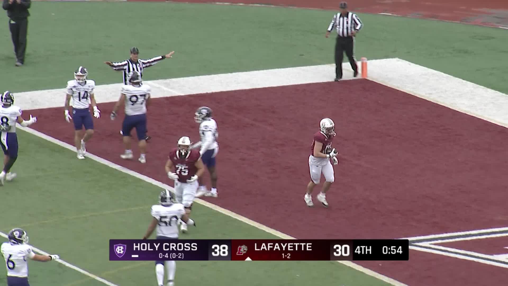 Holy Cross Crusaders vs. Lafayette Leopards: Full Highlights