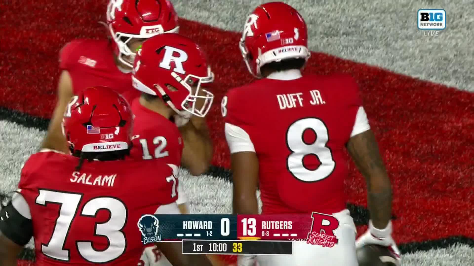 Howard Bison vs. Rutgers Scarlet Knights: Full Highlights