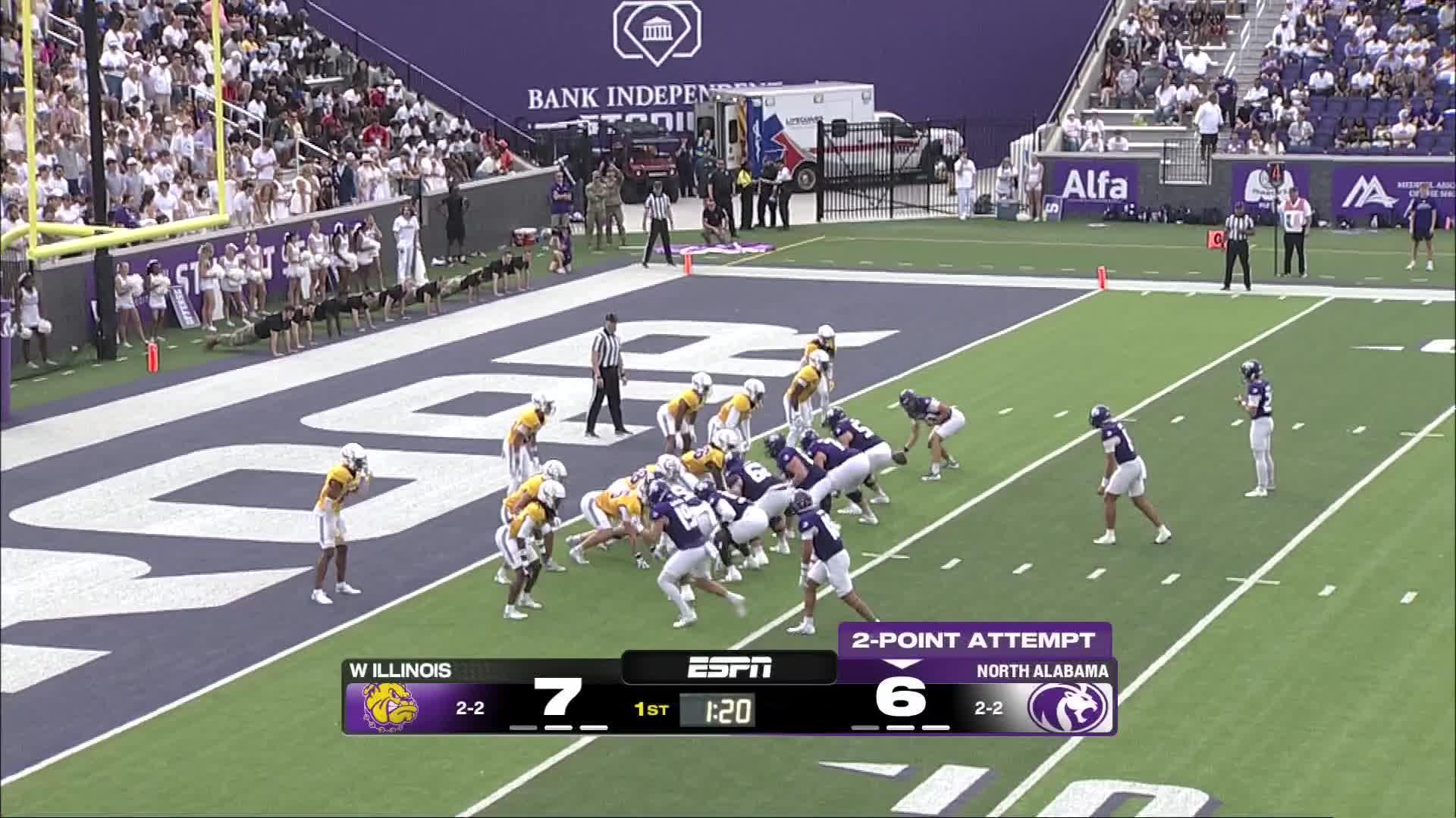 Western Illinois Leathernecks vs. North Alabama Lions: Full Highlights
