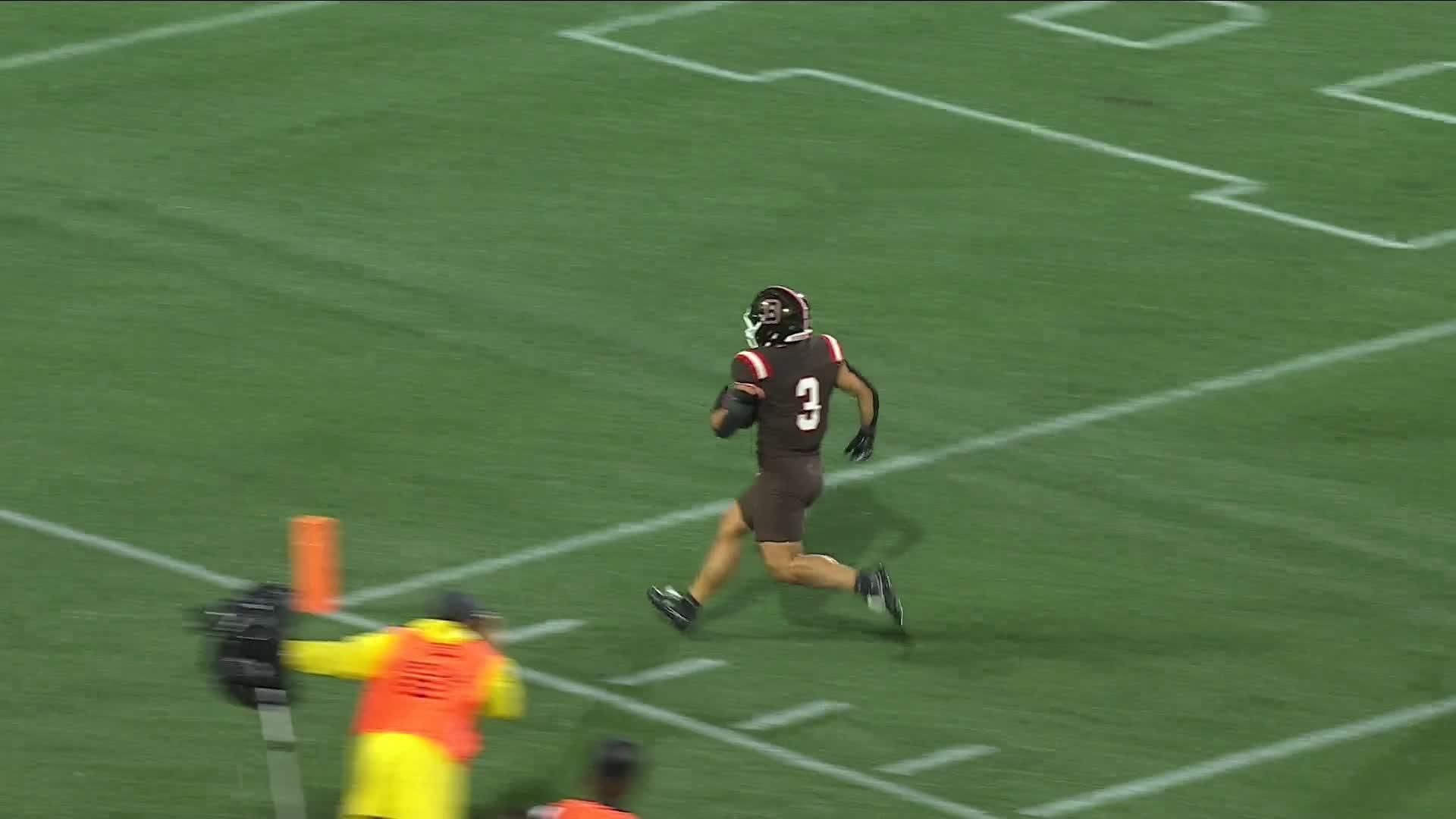 Charlie Smith throws 2 touchdown passes to help Harvard hold off Brown 14-10 in Ivy League opener