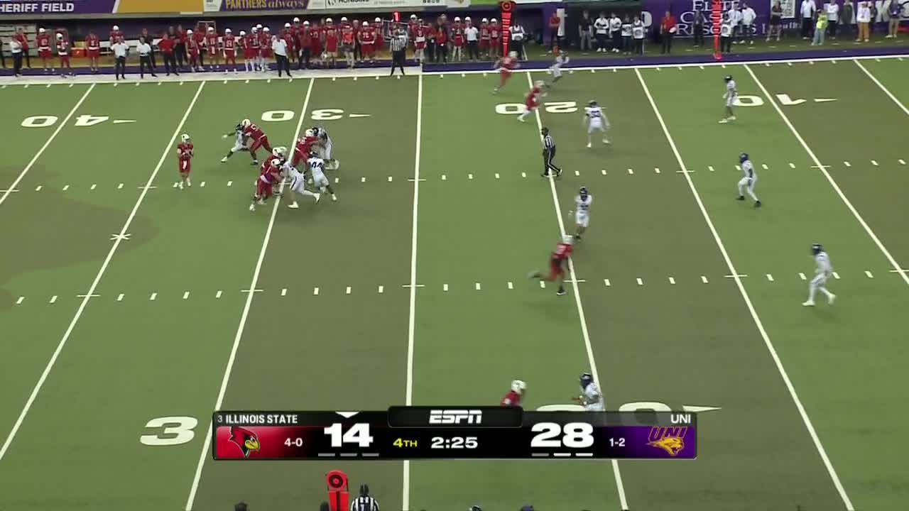 Jaxon Dailey's 3 total TDs help UNI beat FCS No. 3 Illinois State 28-21