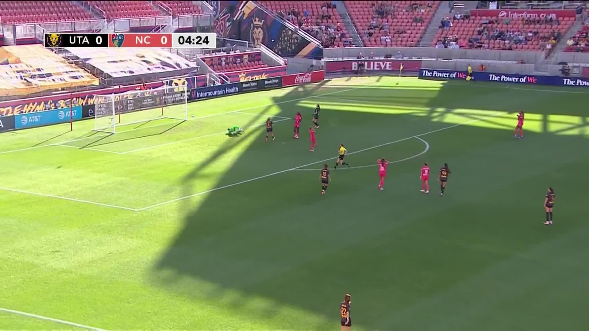 Utah Royals vs. North Carolina Courage - Game Highlights