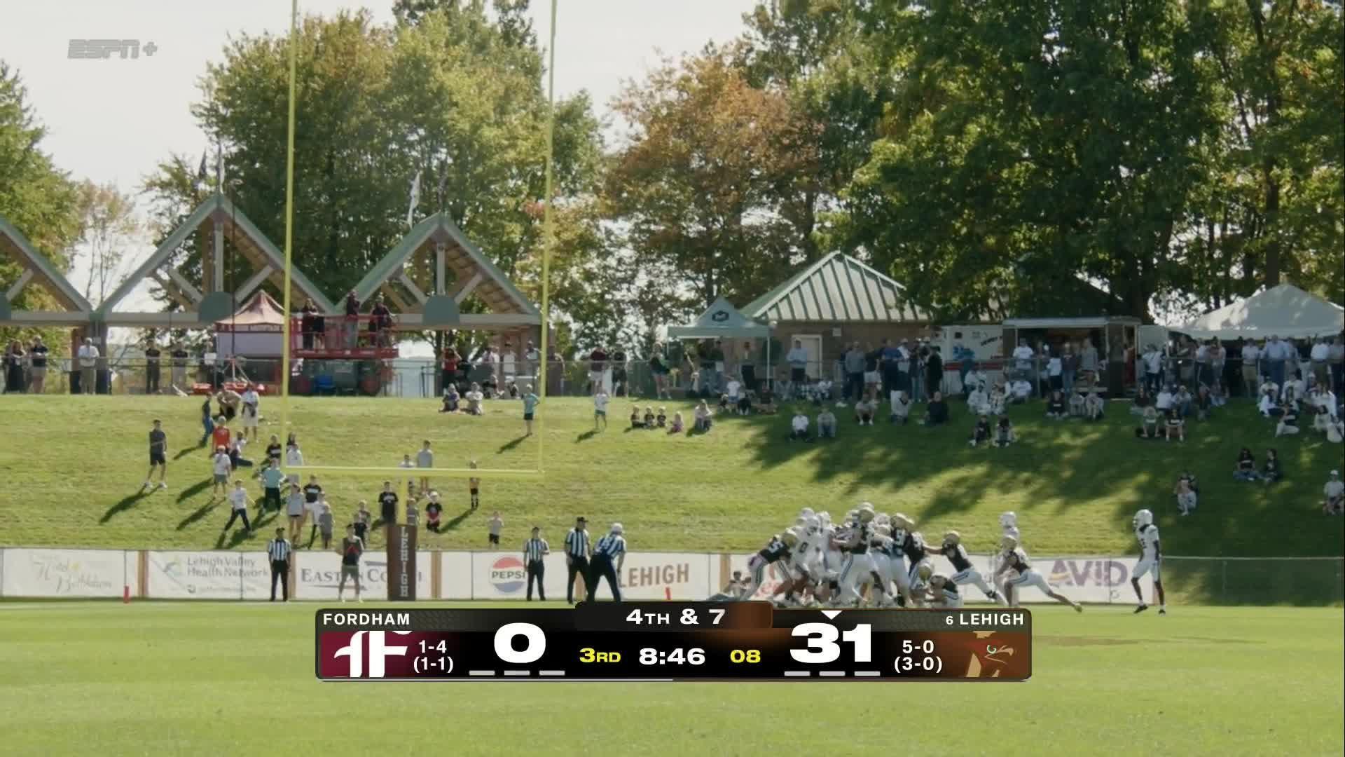 Yoder and Morgan power Lehigh past Fordham 34-0