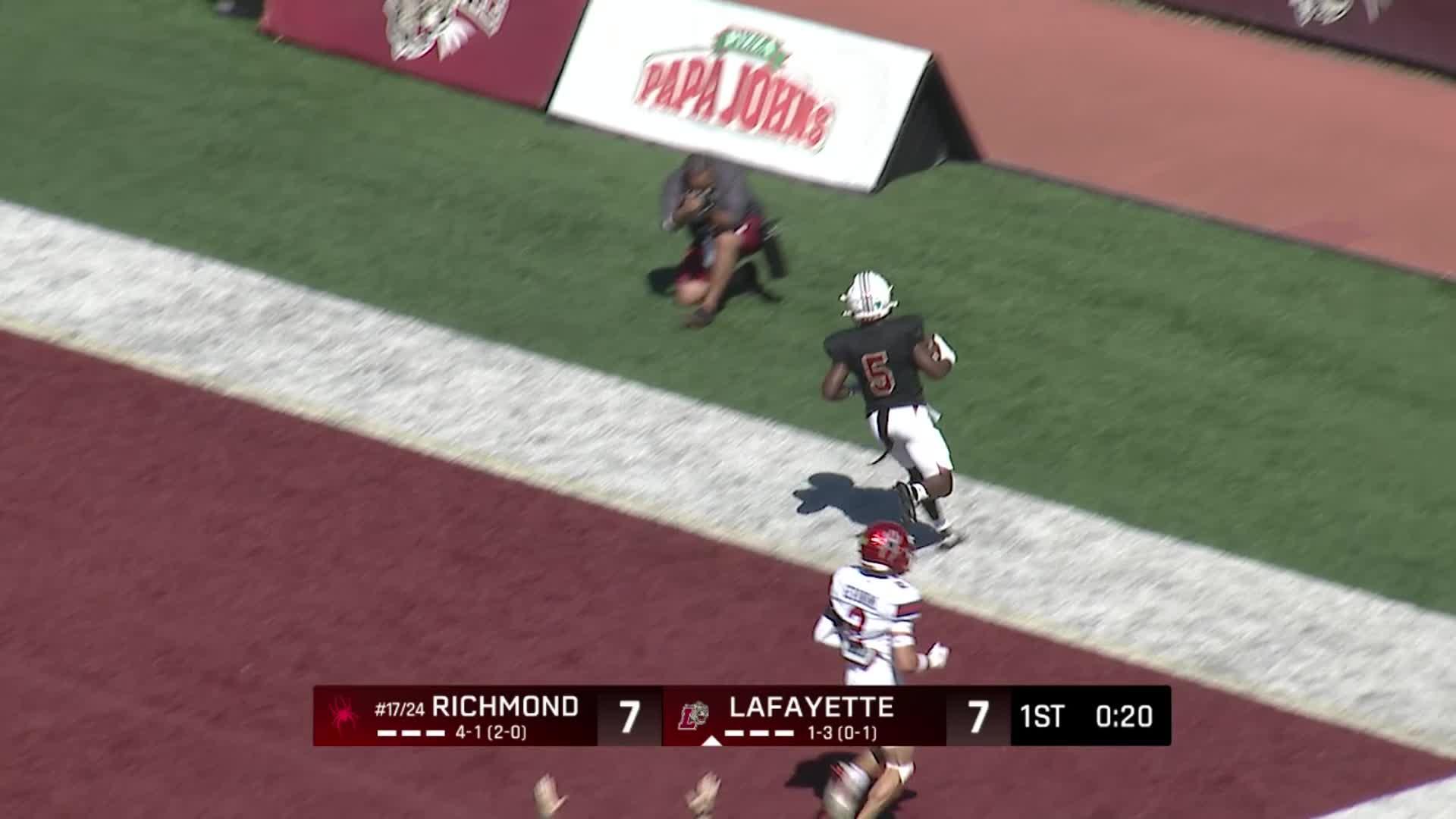 Richmond Spiders vs. Lafayette Leopards: Full Highlights