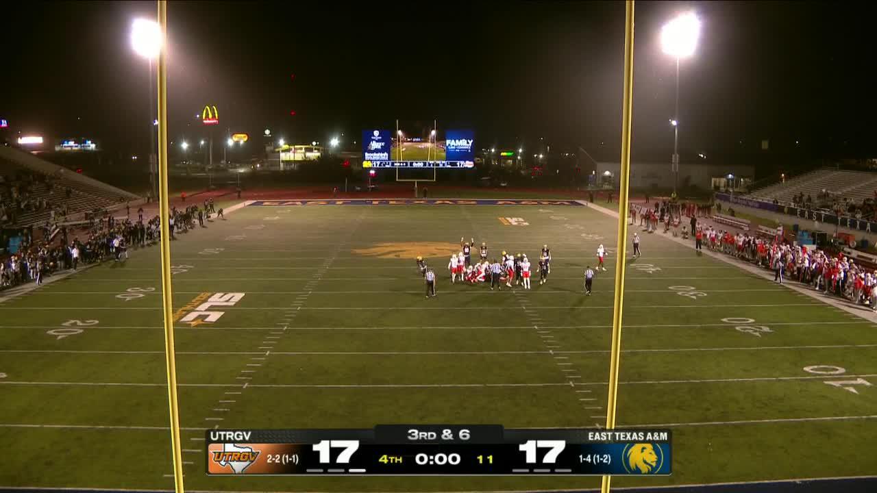 UT Rio Grande Valley Vaqueros vs. East Texas A&M Lions: Full Highlights