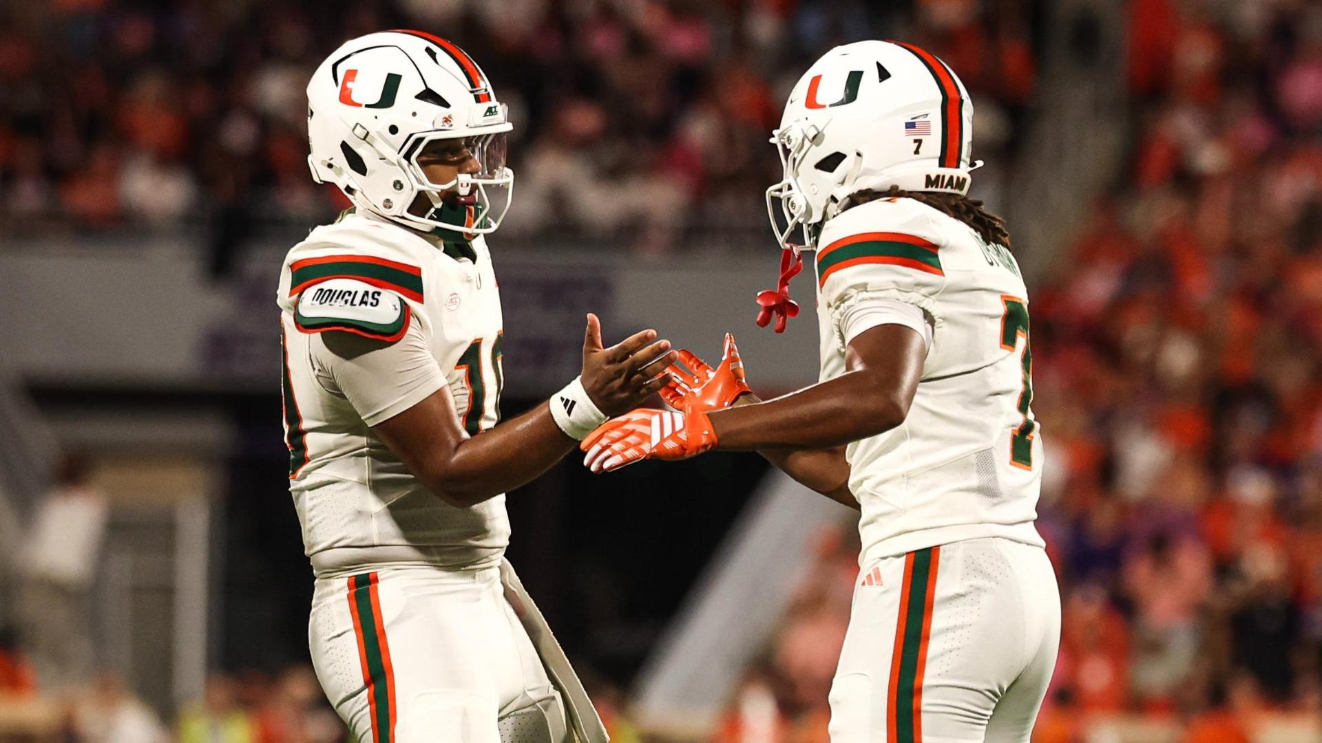 Miami cruises on the road at Clemson