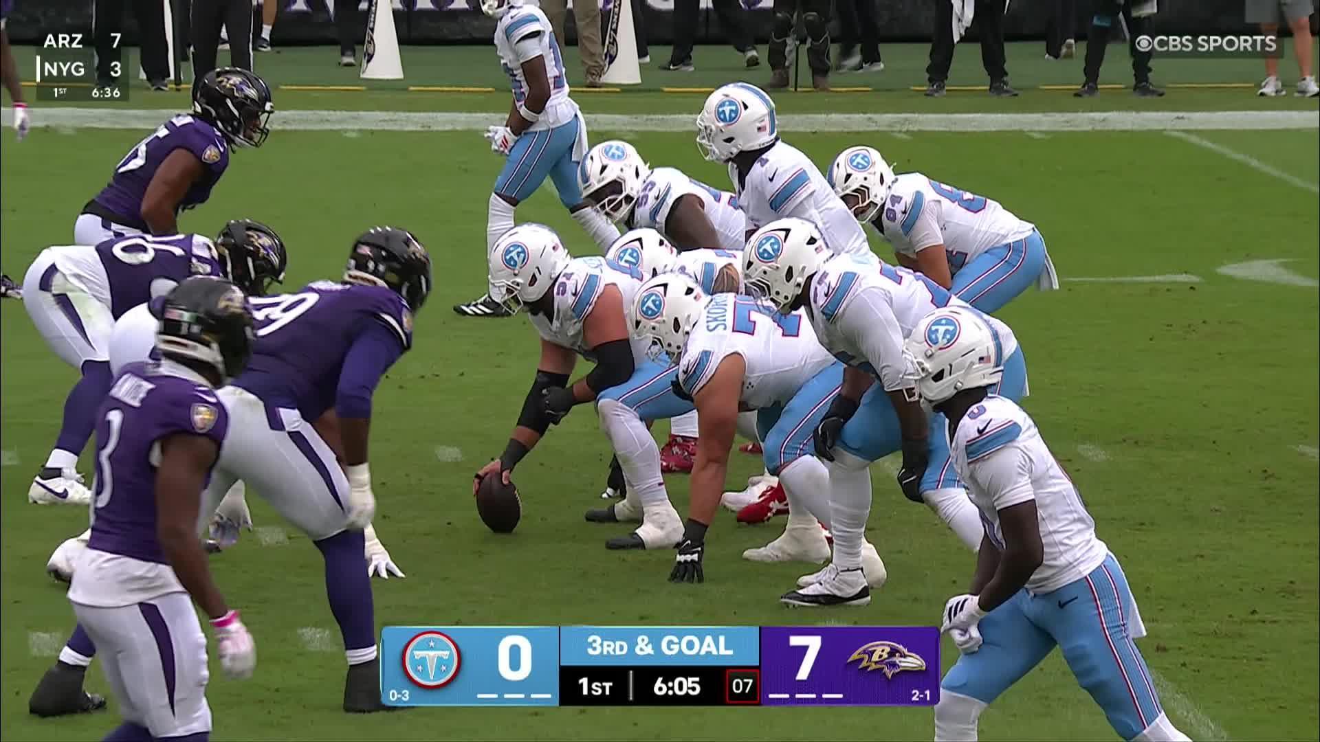 Ravens beat Titans 24-18 despite Lamar Jackson's ankle injury. Henry scores against his old team