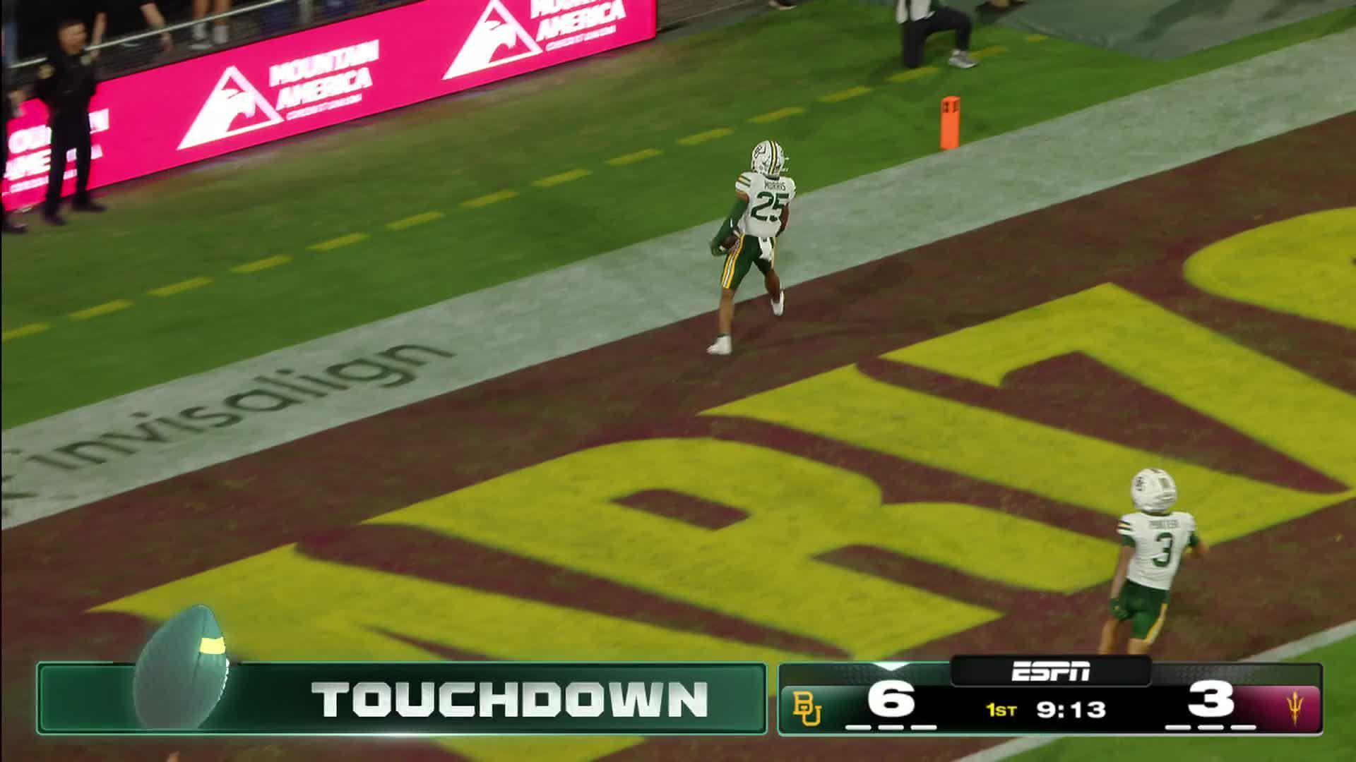 Lagway throws 4 TD passes to lead visiting Baylor to a 55-19 rout of Arizona State