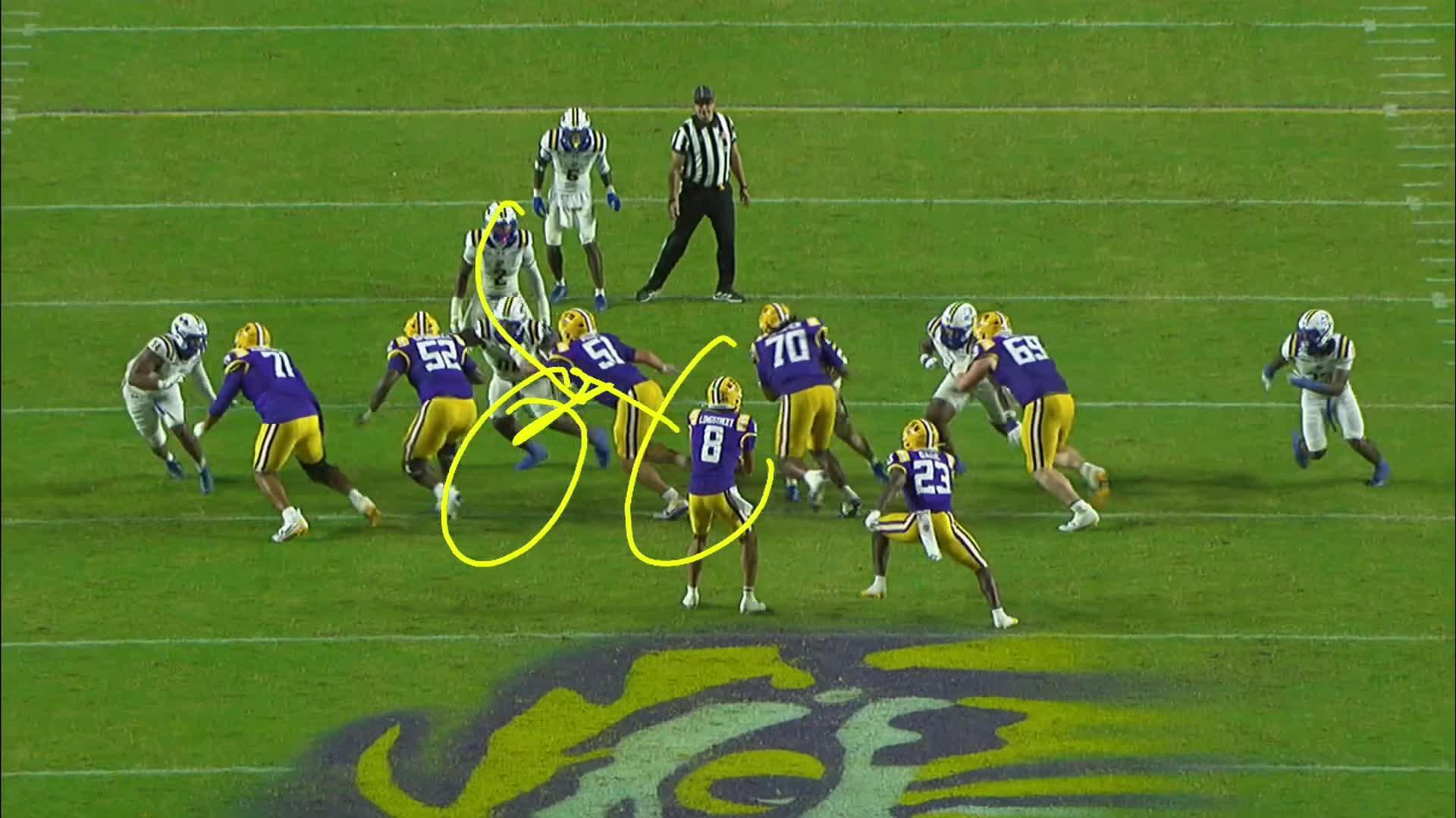 Sam Leavitt leads LSU to 63-14 victory over McNeese State