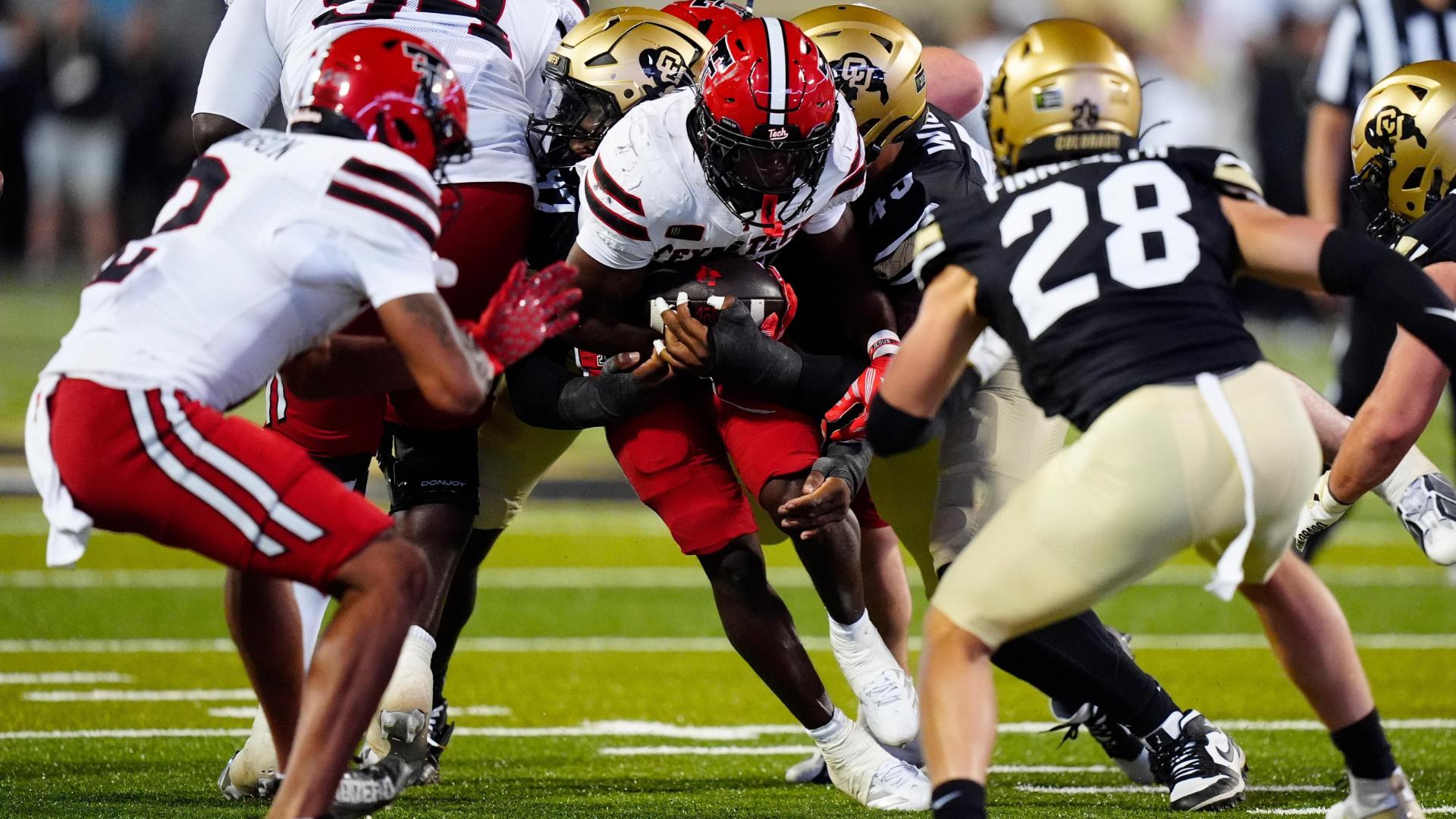 No. 12 Texas Tech capitalizes on 4 interceptions in a 29-7 win over Colorado and moves to 5-0