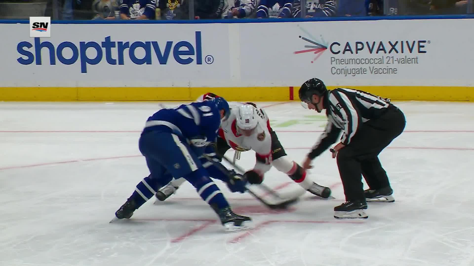 Ottawa Senators vs. Toronto Maple Leafs: Game Highlights — Article image accompanying Senators open season with a 3-2 victory over the Maple Leafs on WagerUp Sports News. Ottawa Senators vs. Toronto Maple Leafs: Game Highlights — Article image accompanying Senators open season with a 3-2 victory over the Maple Leafs on WagerUp Sports News.