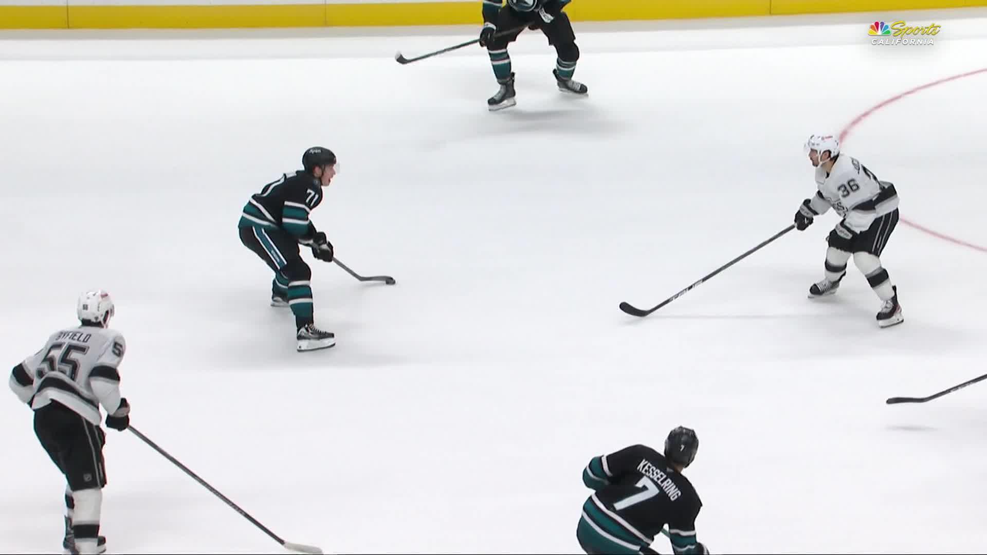 Los Angeles Kings vs. San Jose Sharks: Game Highlights — Article image accompanying Chernyshov's 2nd goal of the game gives the Sharks a 5-4 overtime win over the Kings on WagerUp Sports News.
